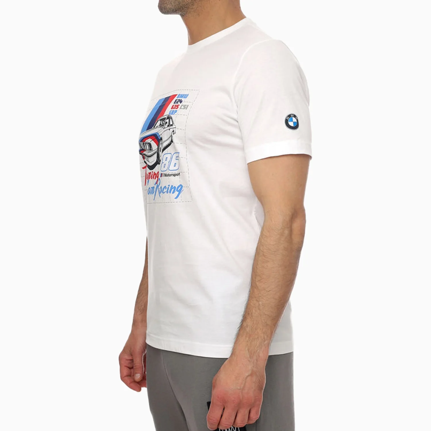 Men's BMW M Motorsport Vintage T Shirt - Image 6