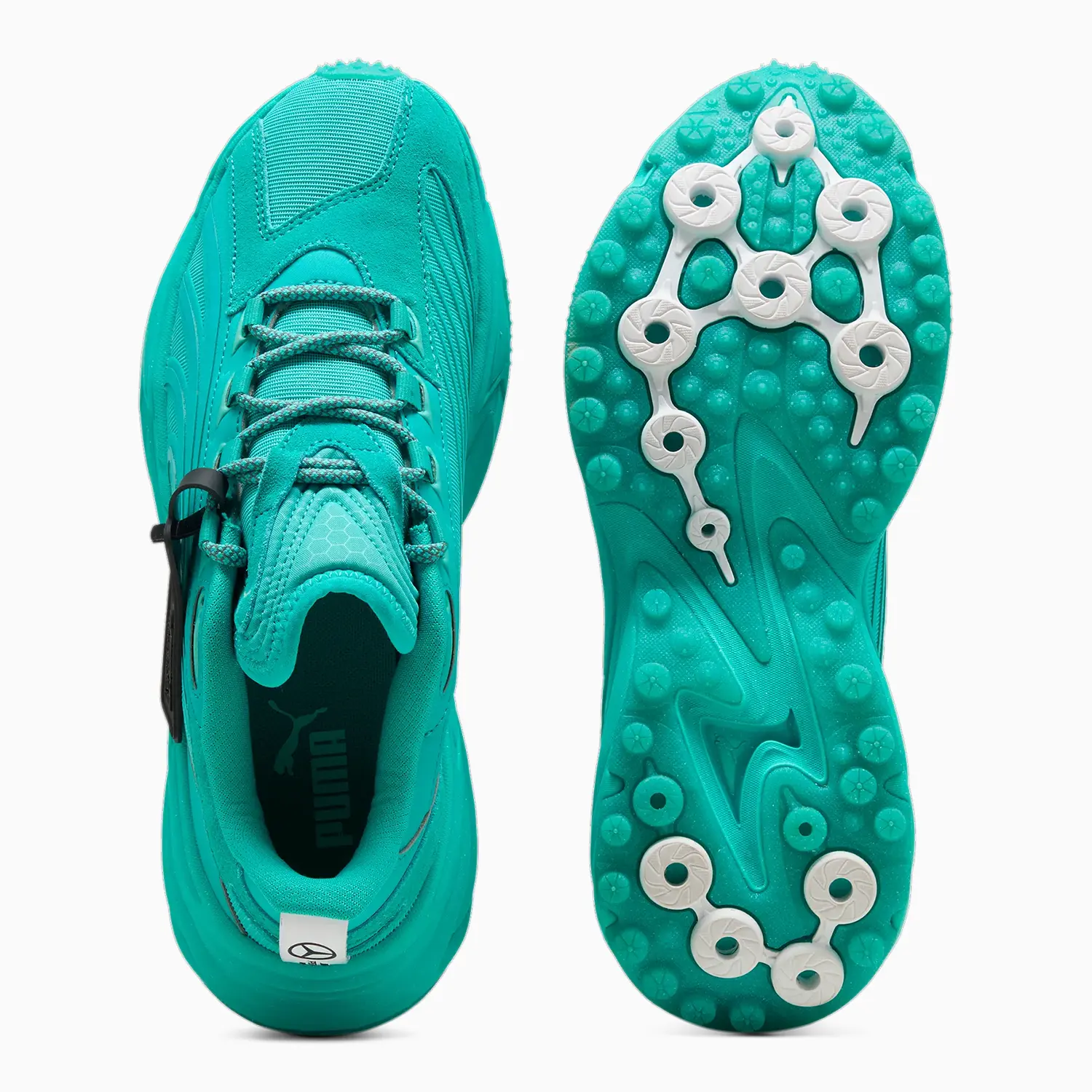 Mercedes-AMG Petronas F1 x Men's Spirex "Sheen Green" Sneakers - Image 6