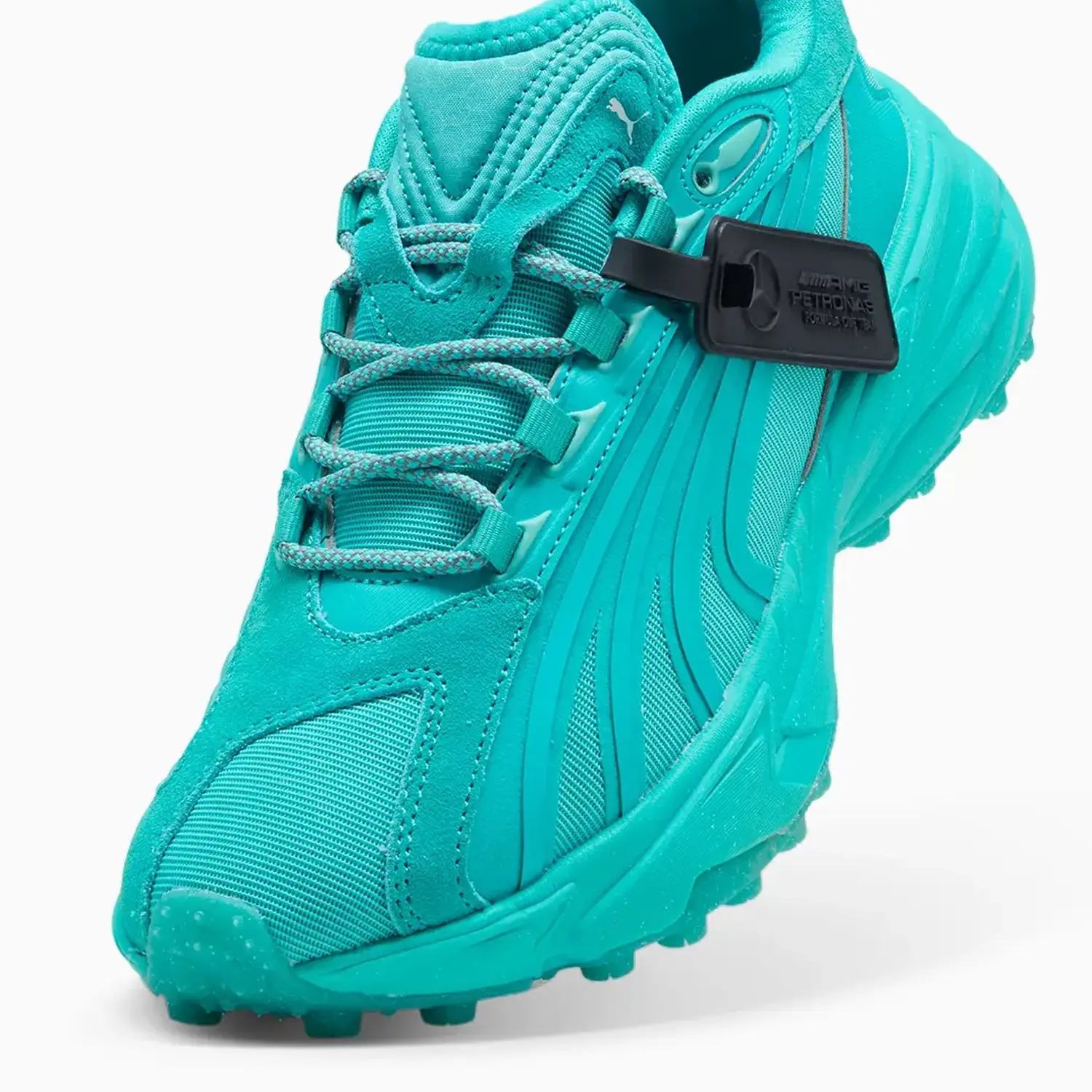 Mercedes-AMG Petronas F1 x Men's Spirex "Sheen Green" Sneakers - Image 7