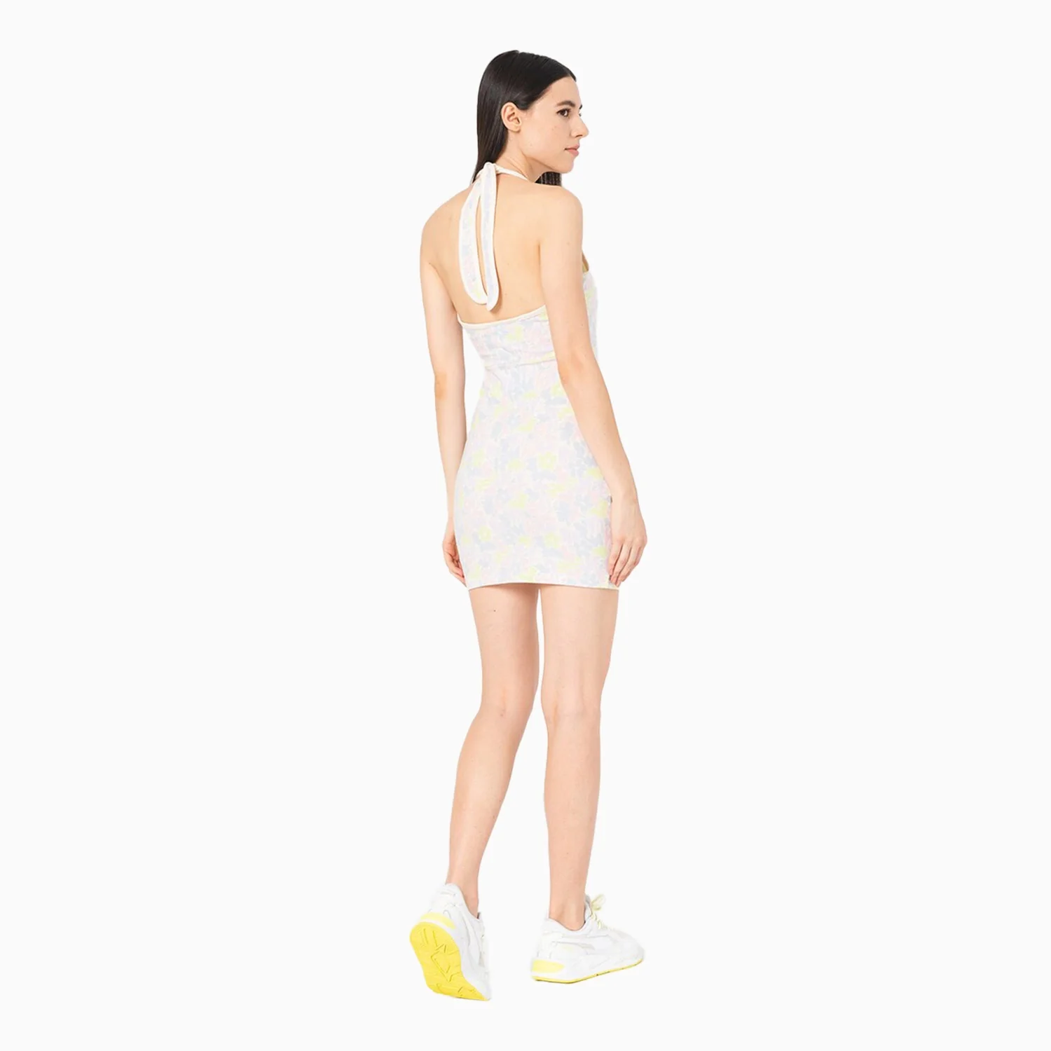 Women's Classic Summer Resort AOP Halterneck Dress - Image 2