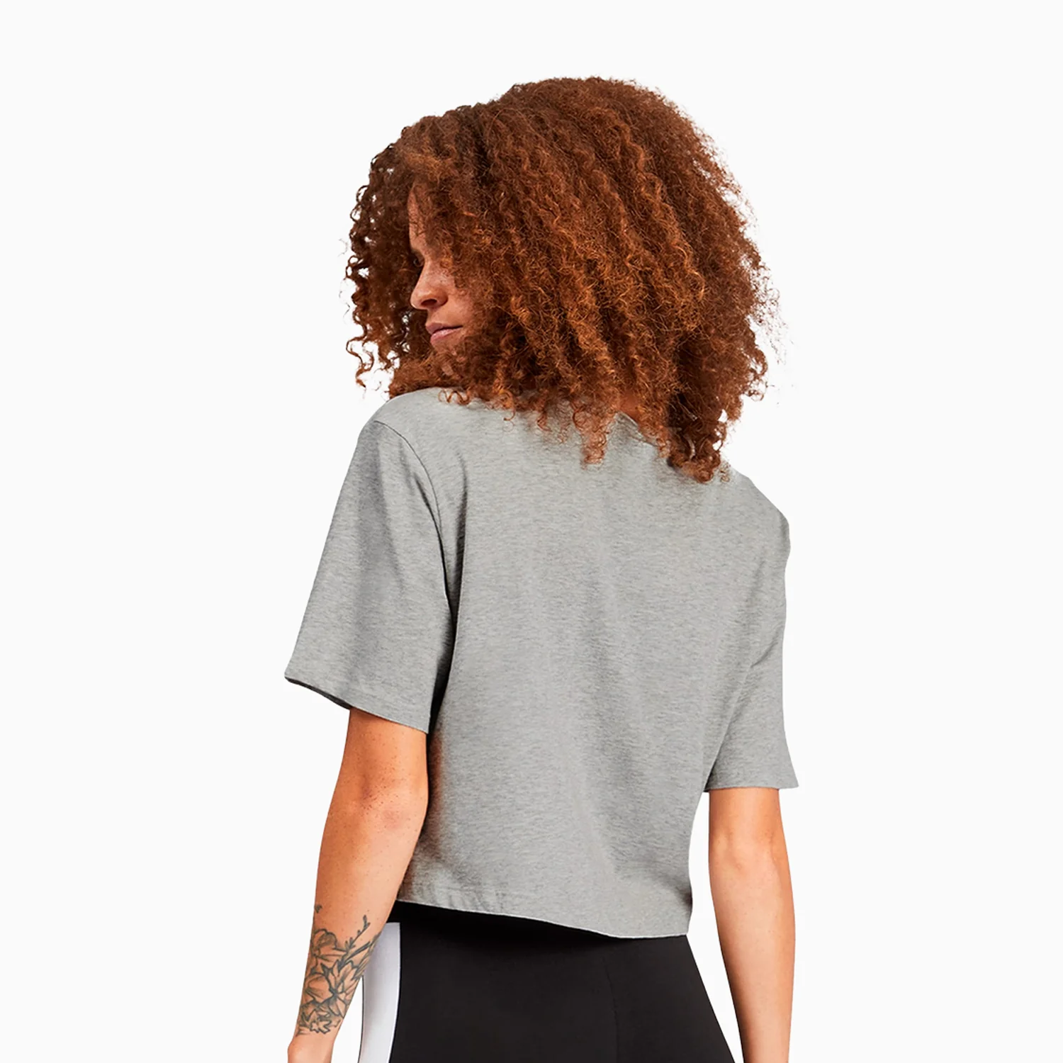 Women's Essentials Cropped Logo T Shirt - Image 2