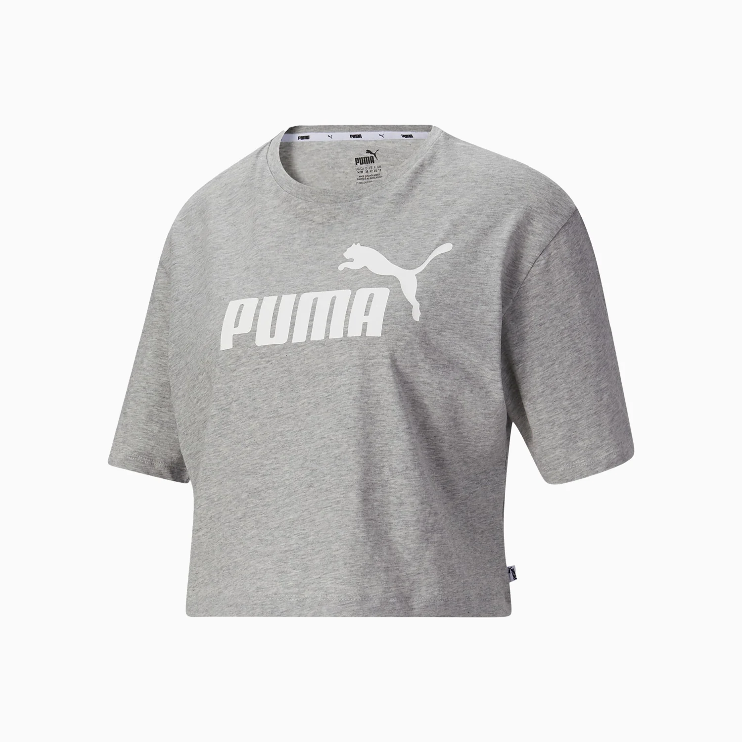 Women's Essentials Cropped Logo T Shirt - Image 4