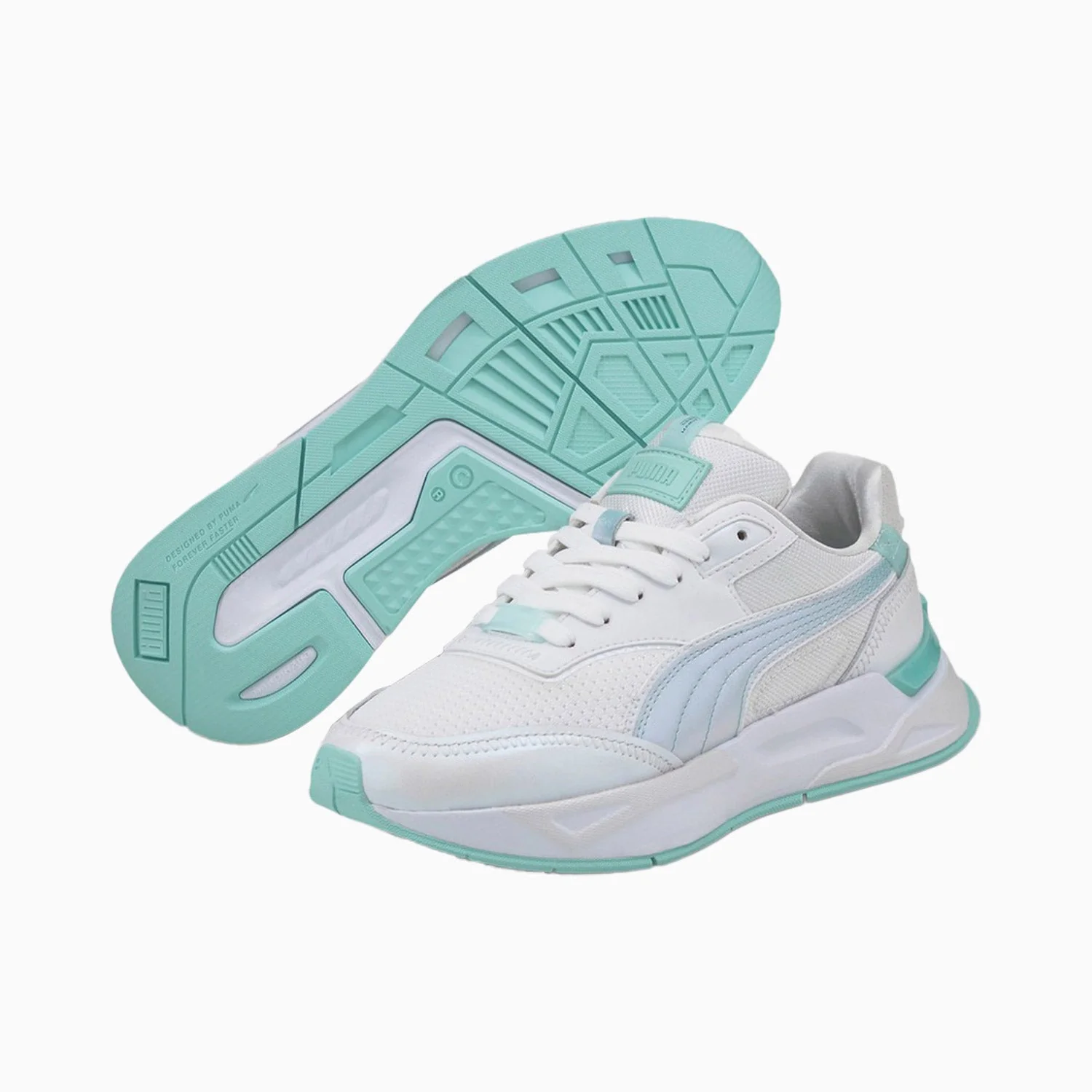 Women's Mirage Sport Glow "White Eggshell Blue" - Image 2
