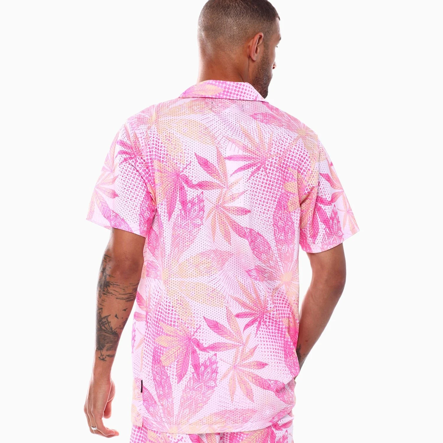 Men's Floral Print Mesh Outfit - Image 4