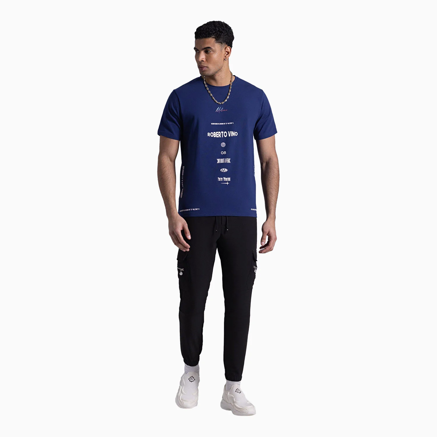 Men's Big Logo Crew Neck T Shirt - Image 4