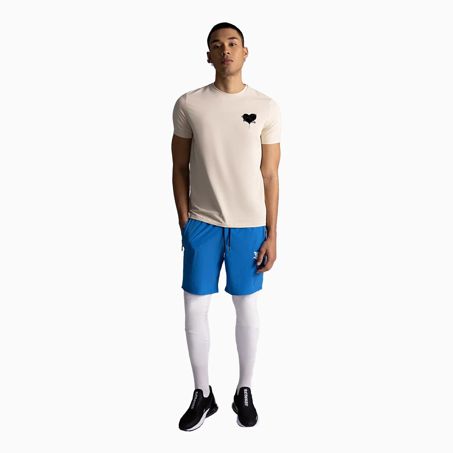 Men's Heart Crew Neck T Shirt - Image 5