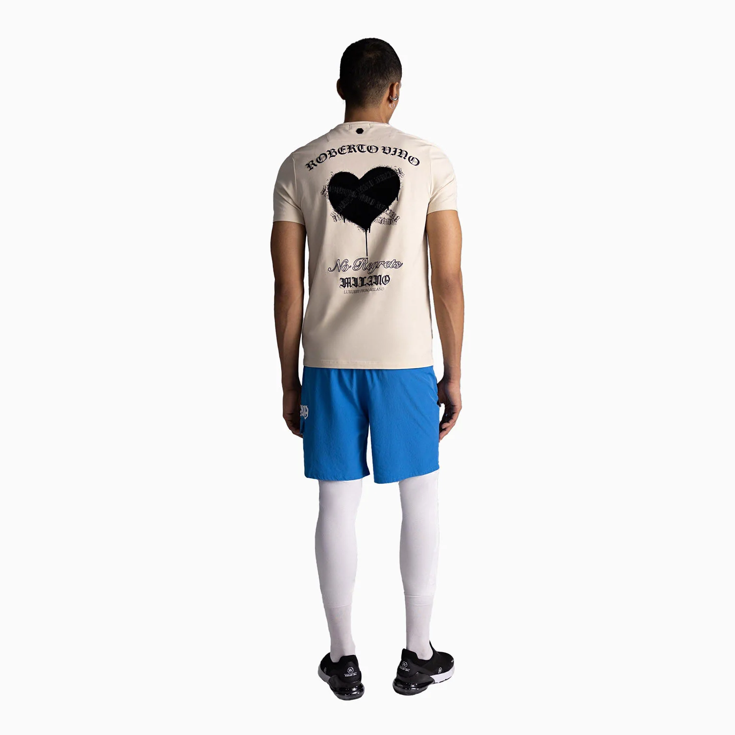 Men's Heart Crew Neck T Shirt - Image 6