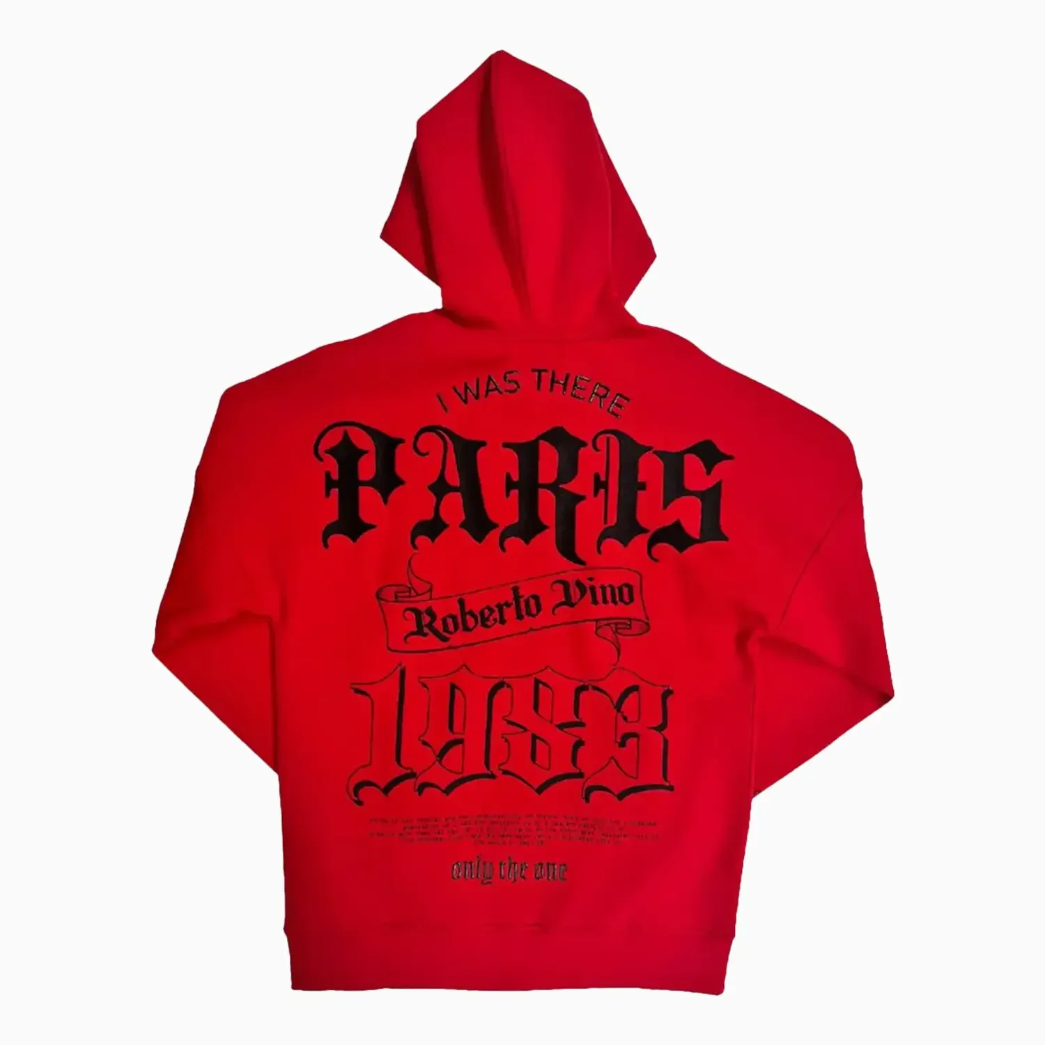 Men's Paris Pull Over Hoodie - Image 4
