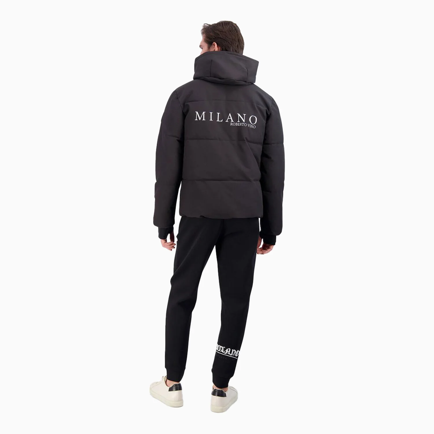 Men's Milano Windbreaker Zip Up Hoodie - Image 4