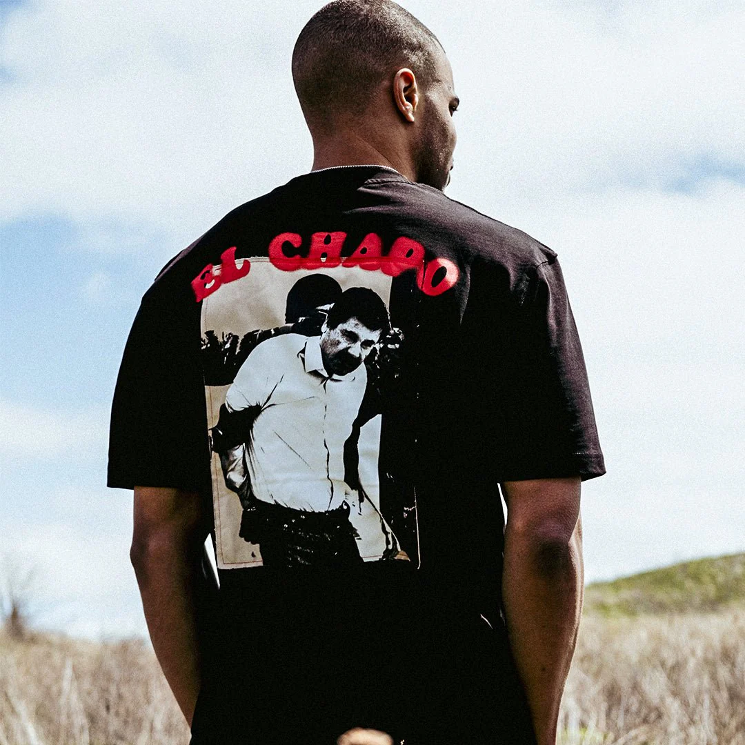 Men's El Chapo Graphics Short Sleeve T-Shirt - Image 5