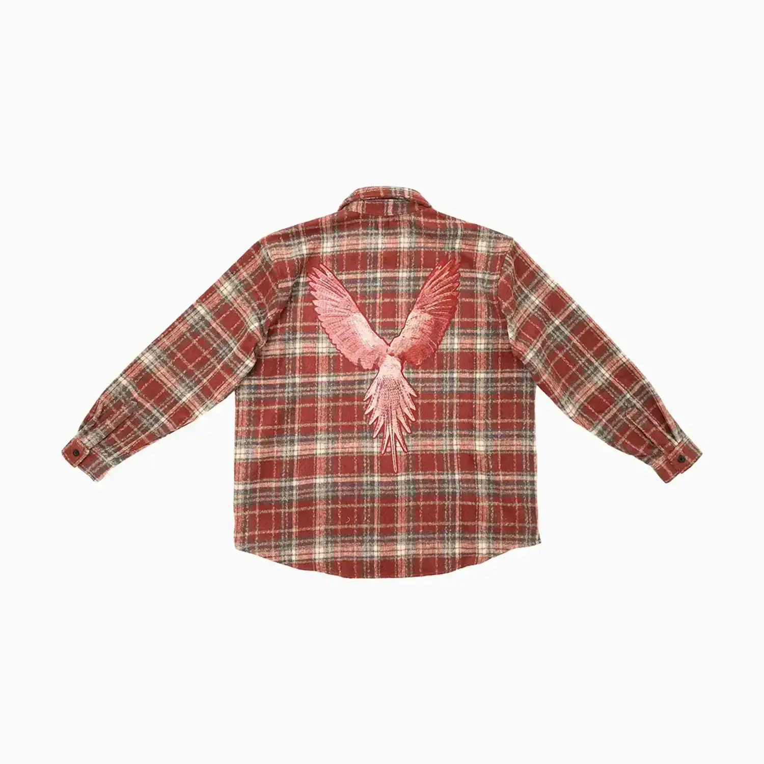 Men's Peace Heavy Flannel Shirt - Image 2