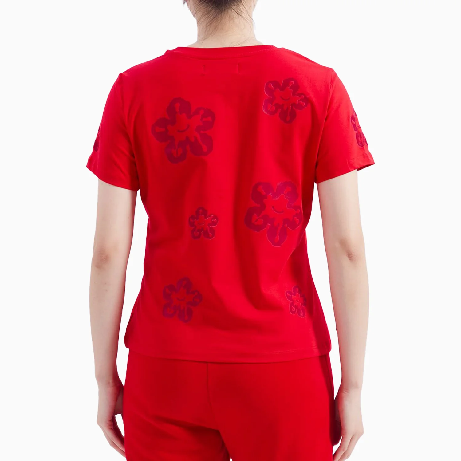 Women's Tone On Tone Tear Drip T-Shirt - Image 3