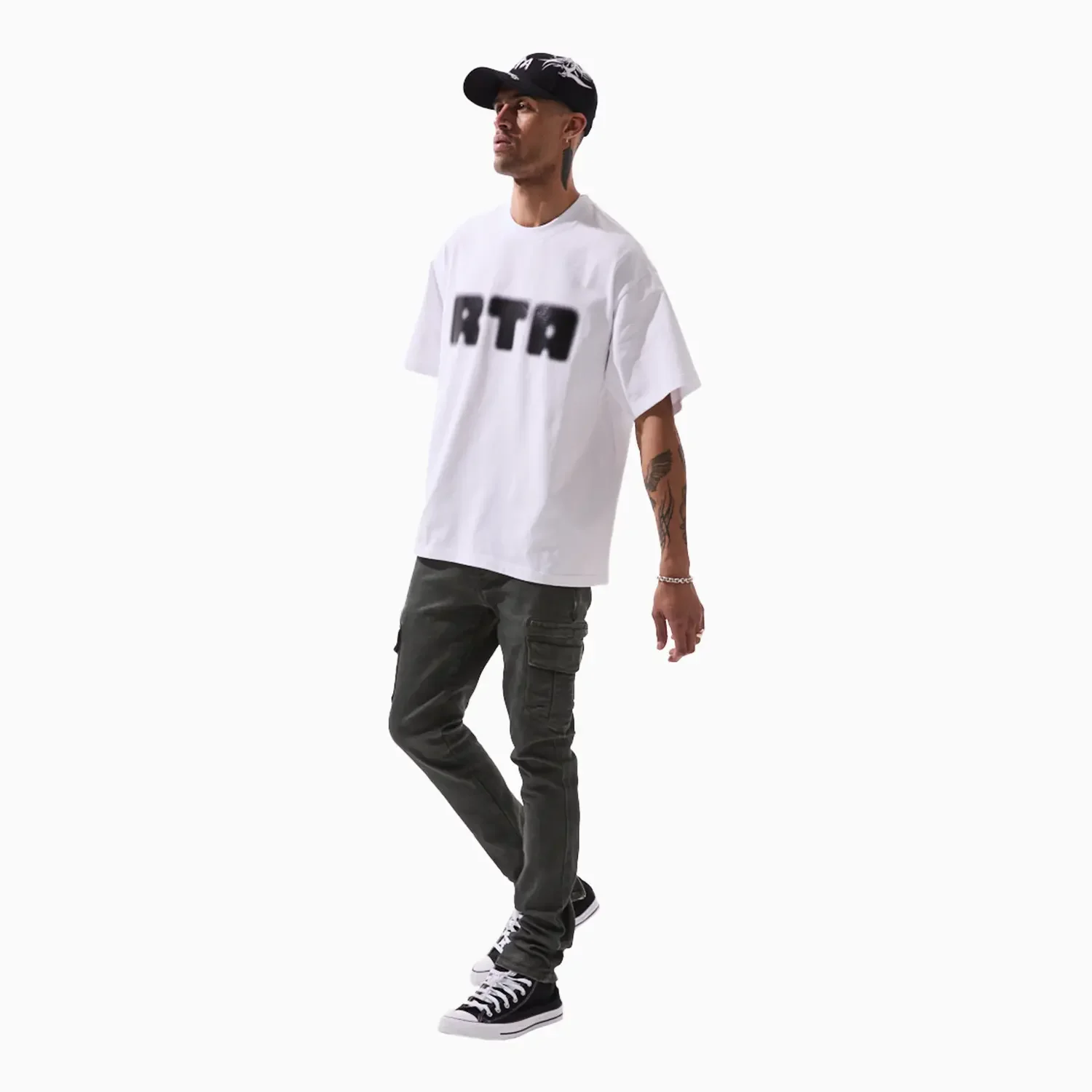 Men's Colin Wjite Radio T-Shirt - Image 3