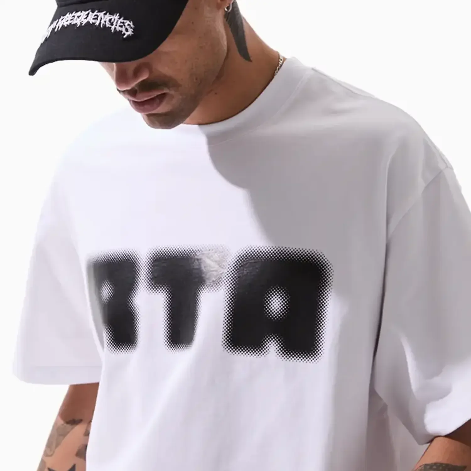 Men's Colin Wjite Radio T-Shirt - Image 5