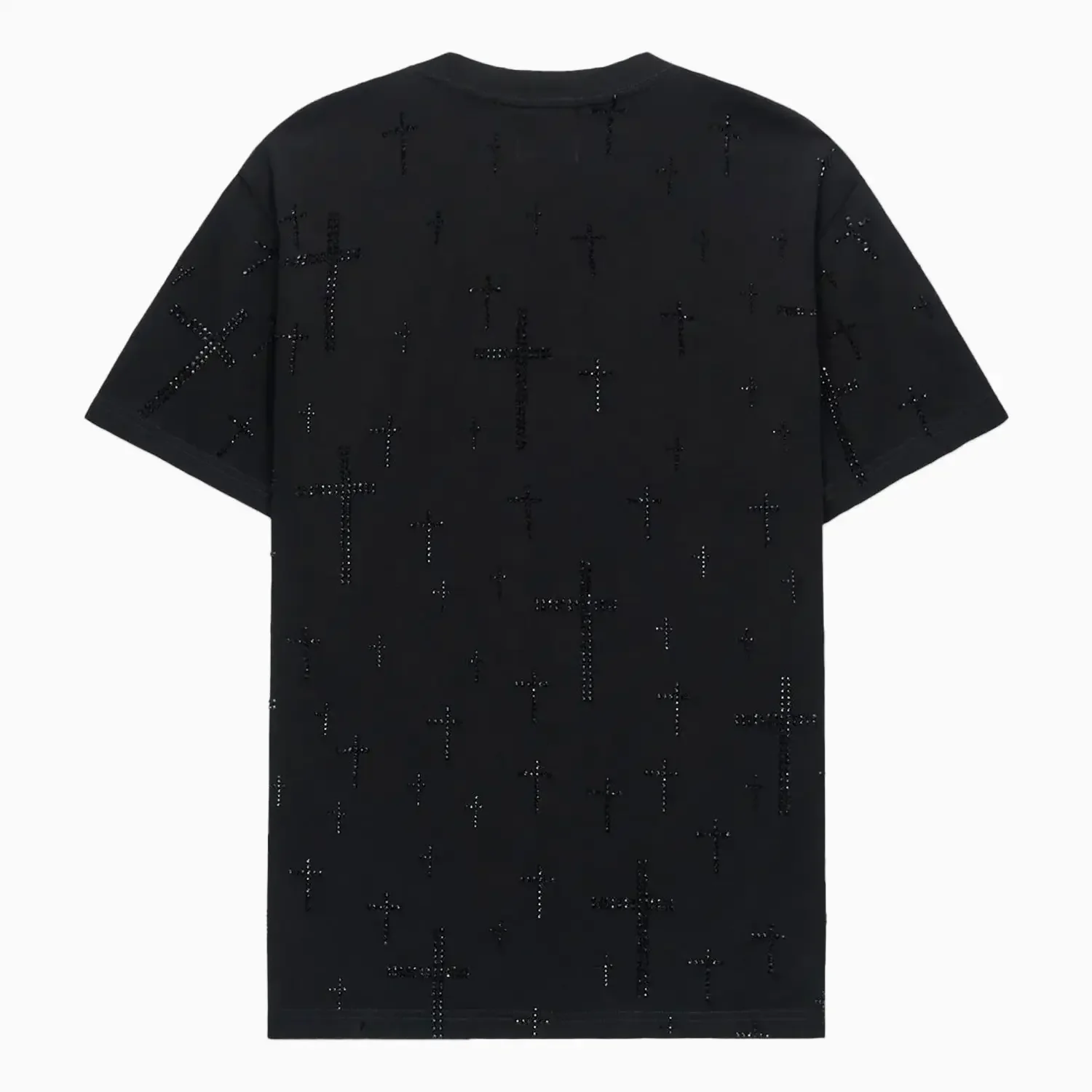 Men's Liam Black Crystal RTA T-Shirt - Image 2