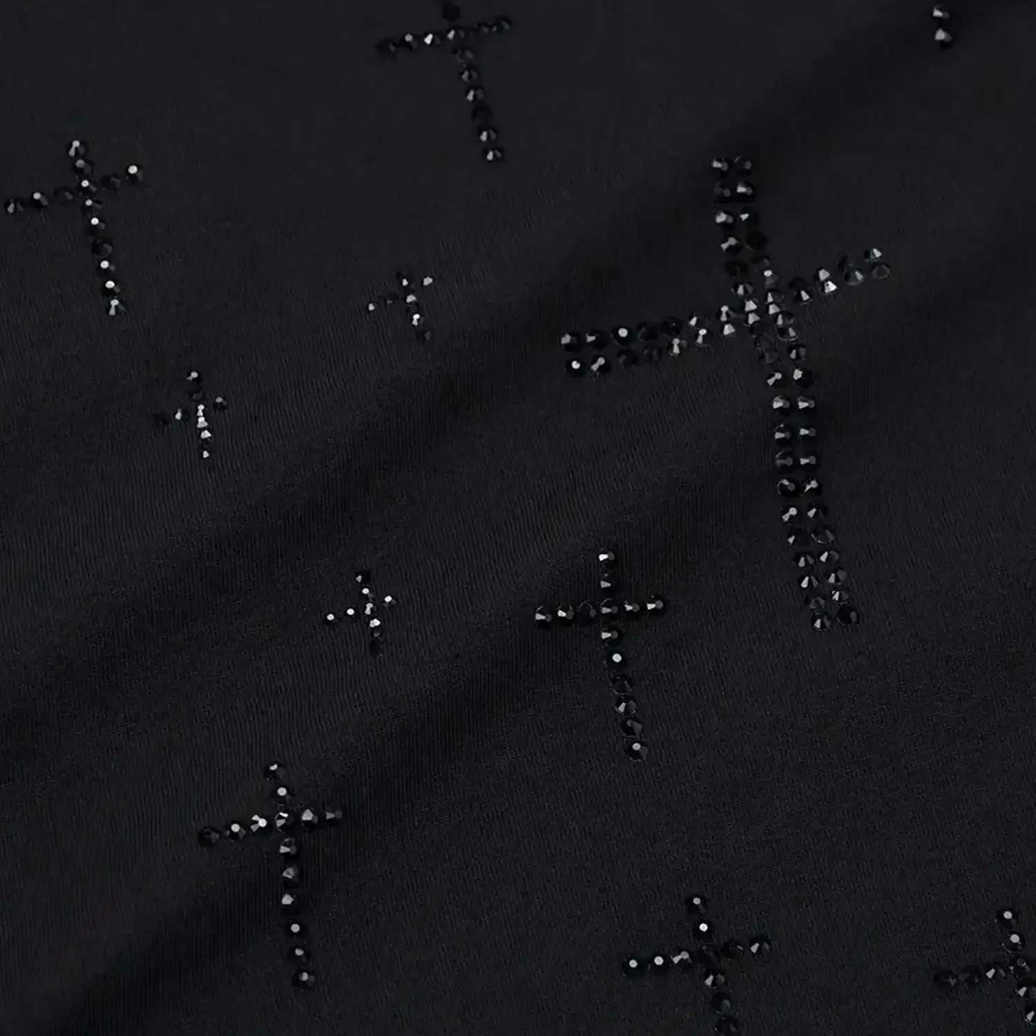 Men's Liam Black Crystal RTA T-Shirt - Image 4