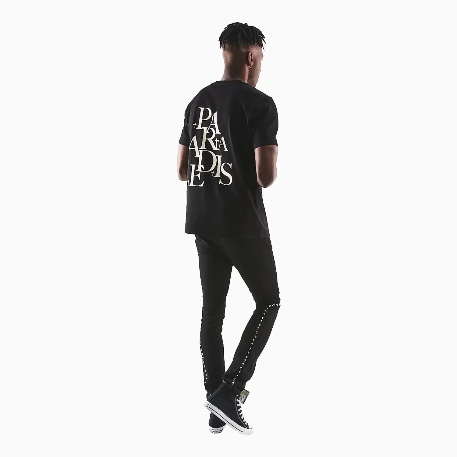 Men's Liam Black Paradise T-Shirt - Image 6