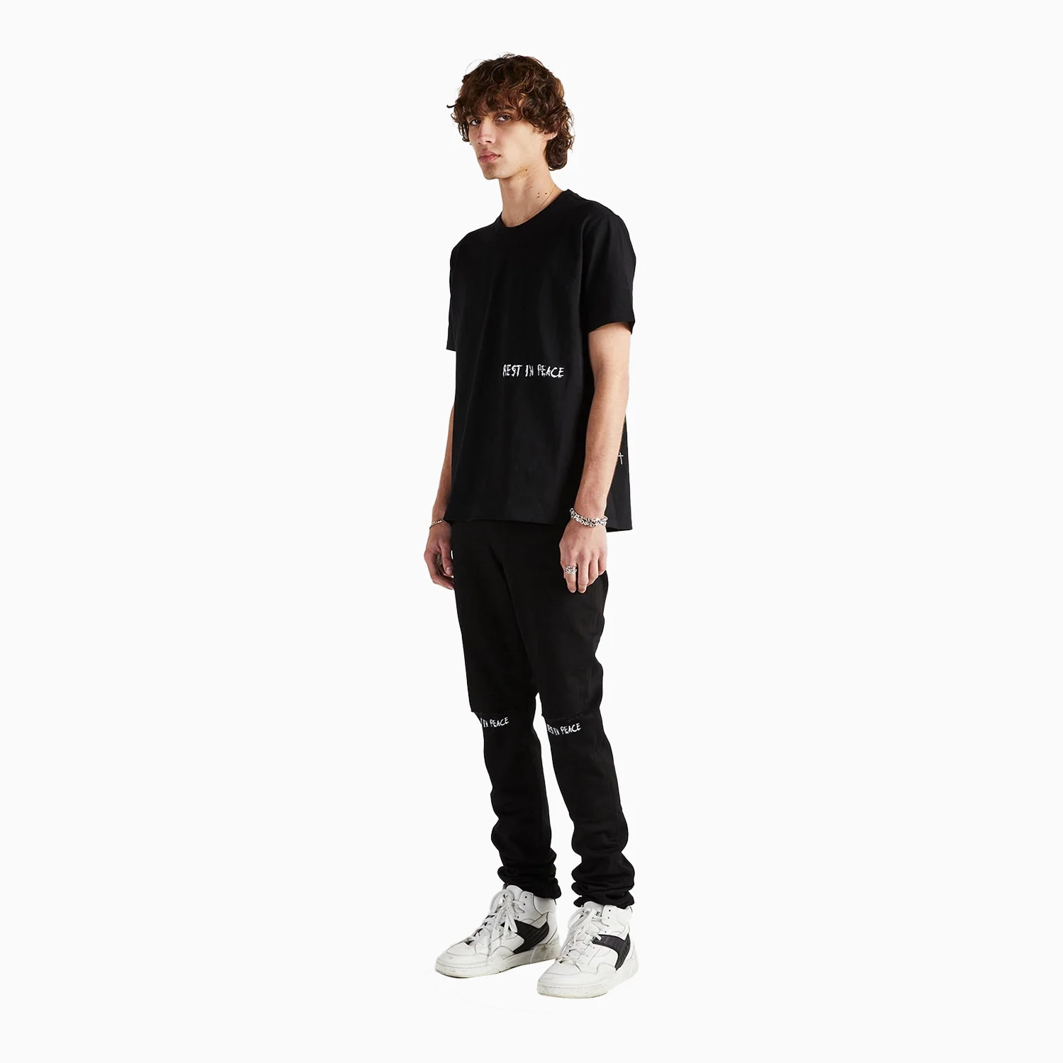 Men's Liam R.I.P. Cross T-Shirt - Image 6