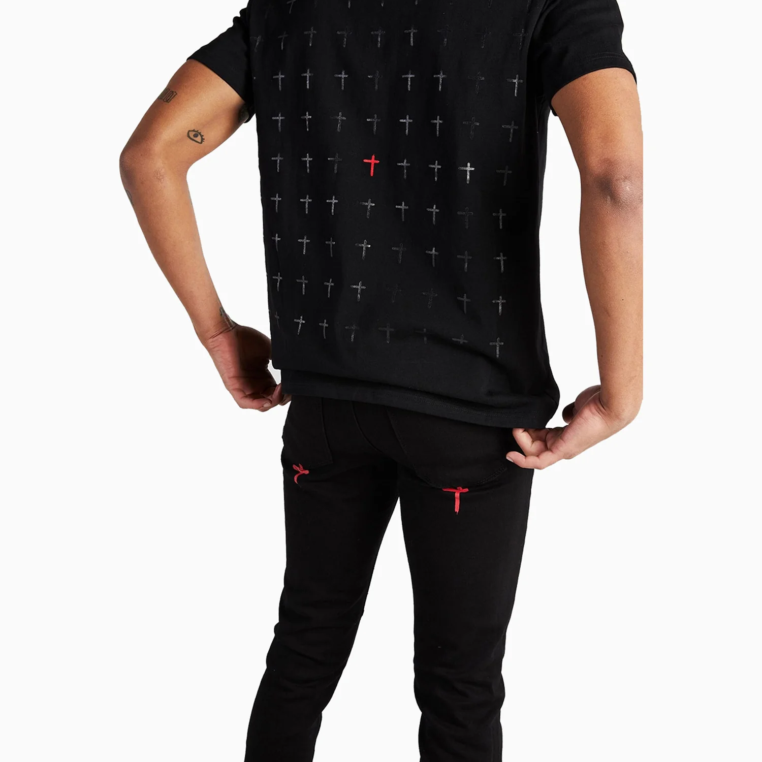 Men's Liam R.I.P. Cross T-Shirt - Image 5