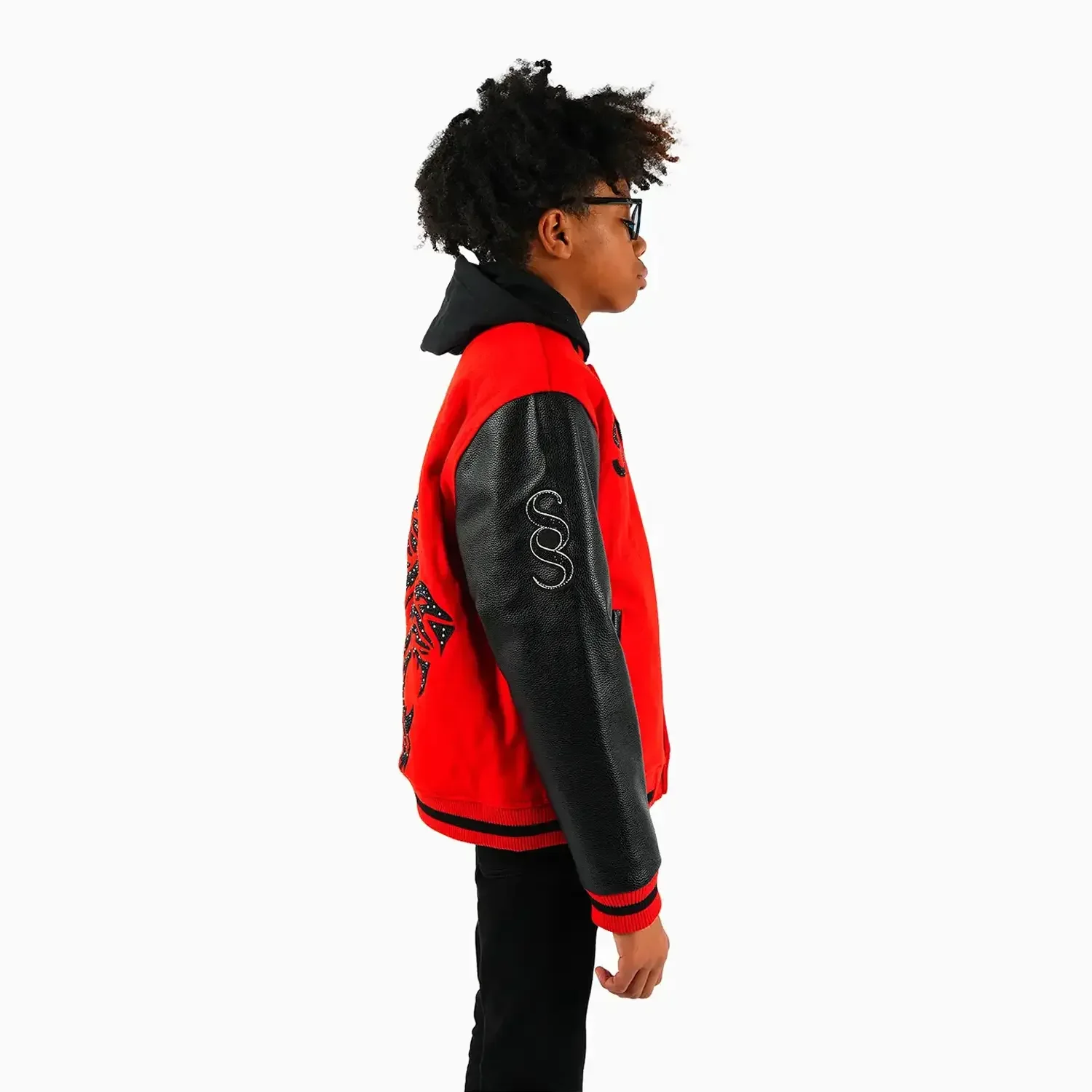 Kid's Beast Wool Varsity Jacket - Image 3