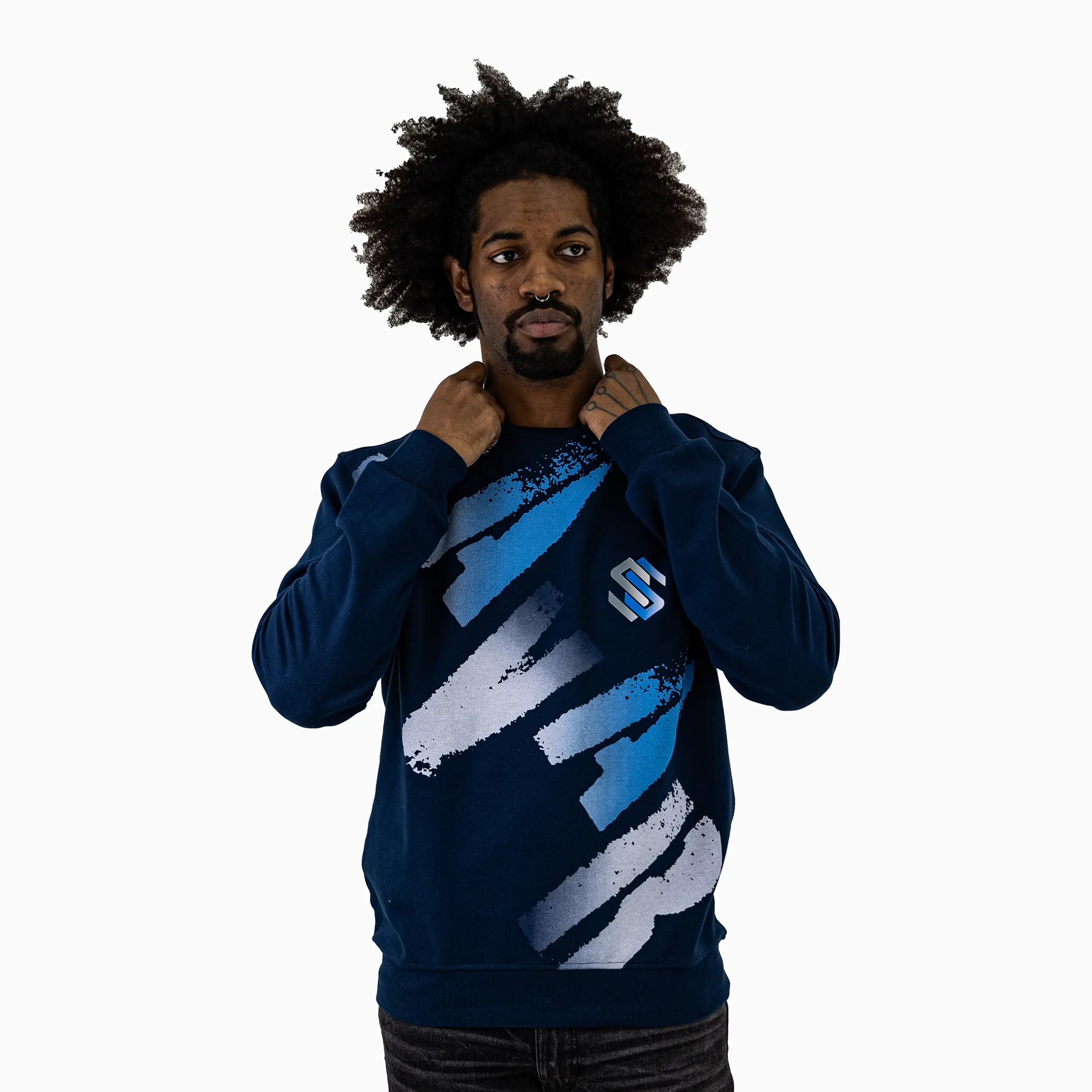 Men's AOP Crew Neck Sweatshirt - Image 3