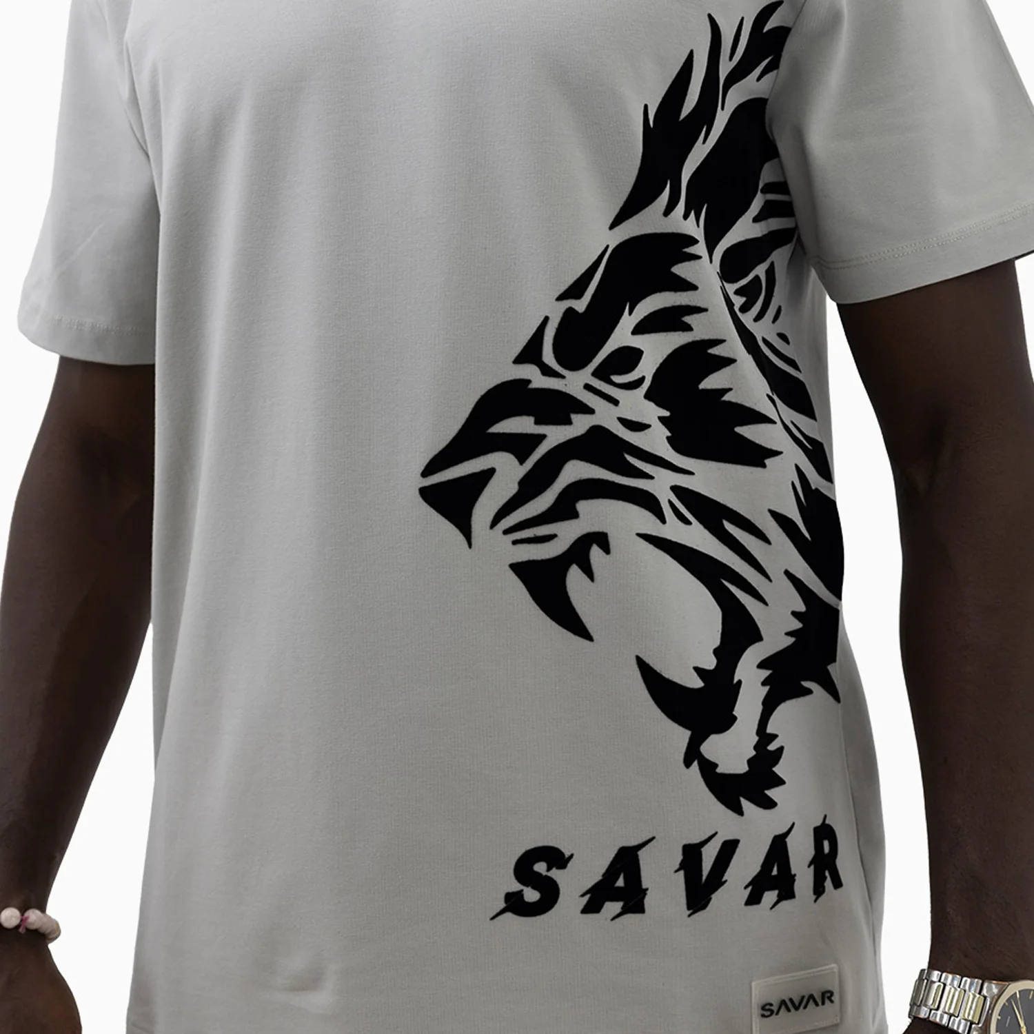 Men's Beast Fearless Brave Short Sleeve T-Shirt - Image 3