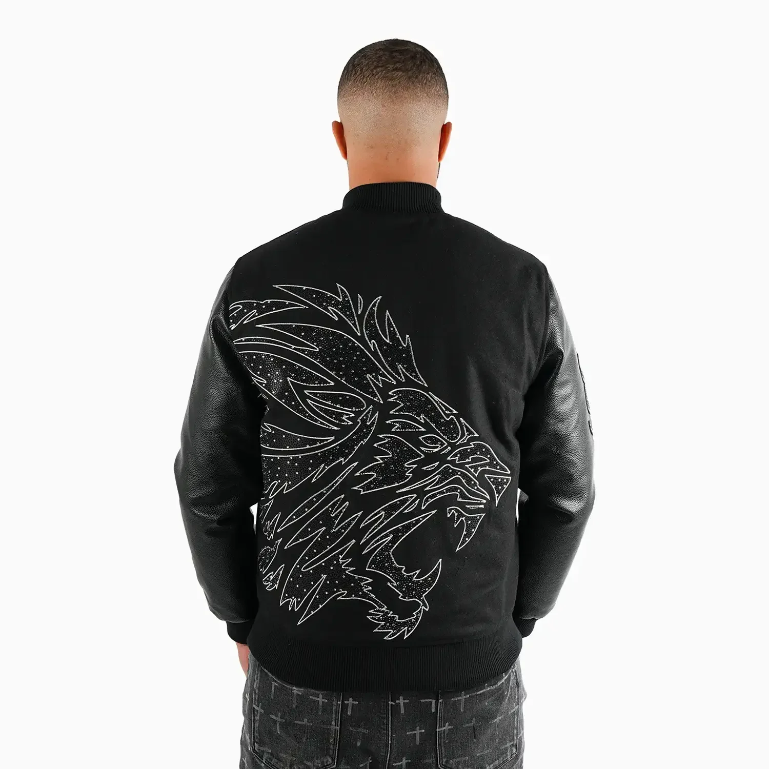 Men's Beast Wool Varsity Jacket - Image 2