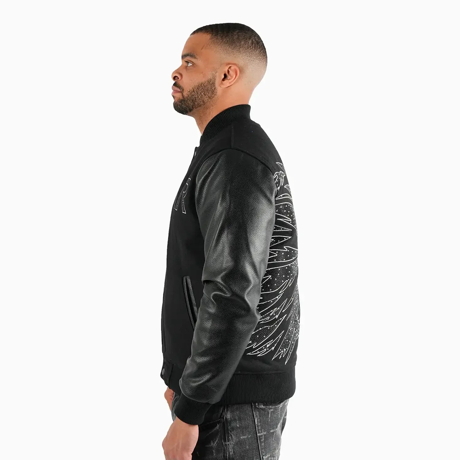 Men's Beast Wool Varsity Jacket - Image 3
