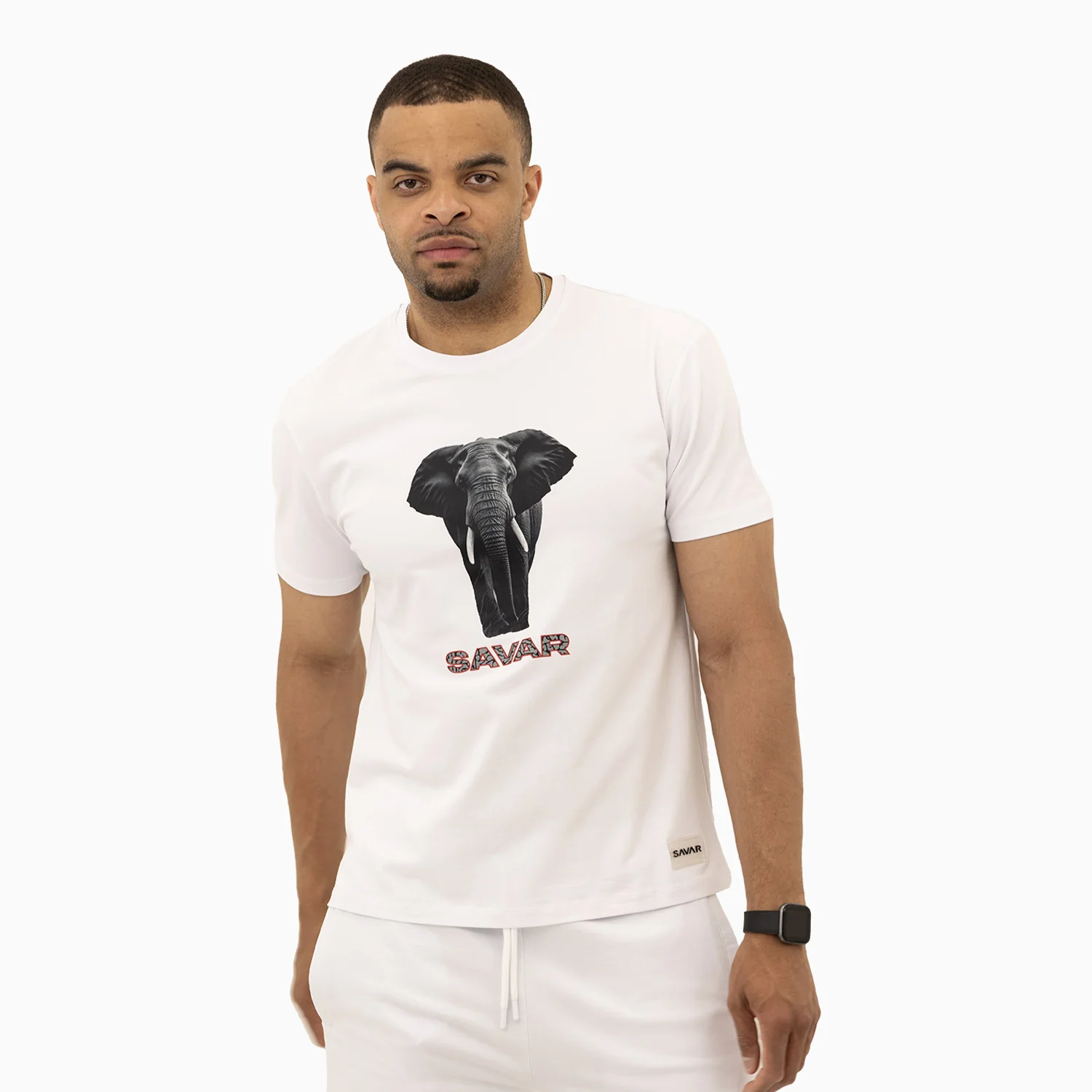 Men's Elephant Logo Short Sleeve T-Shirt - Image 4