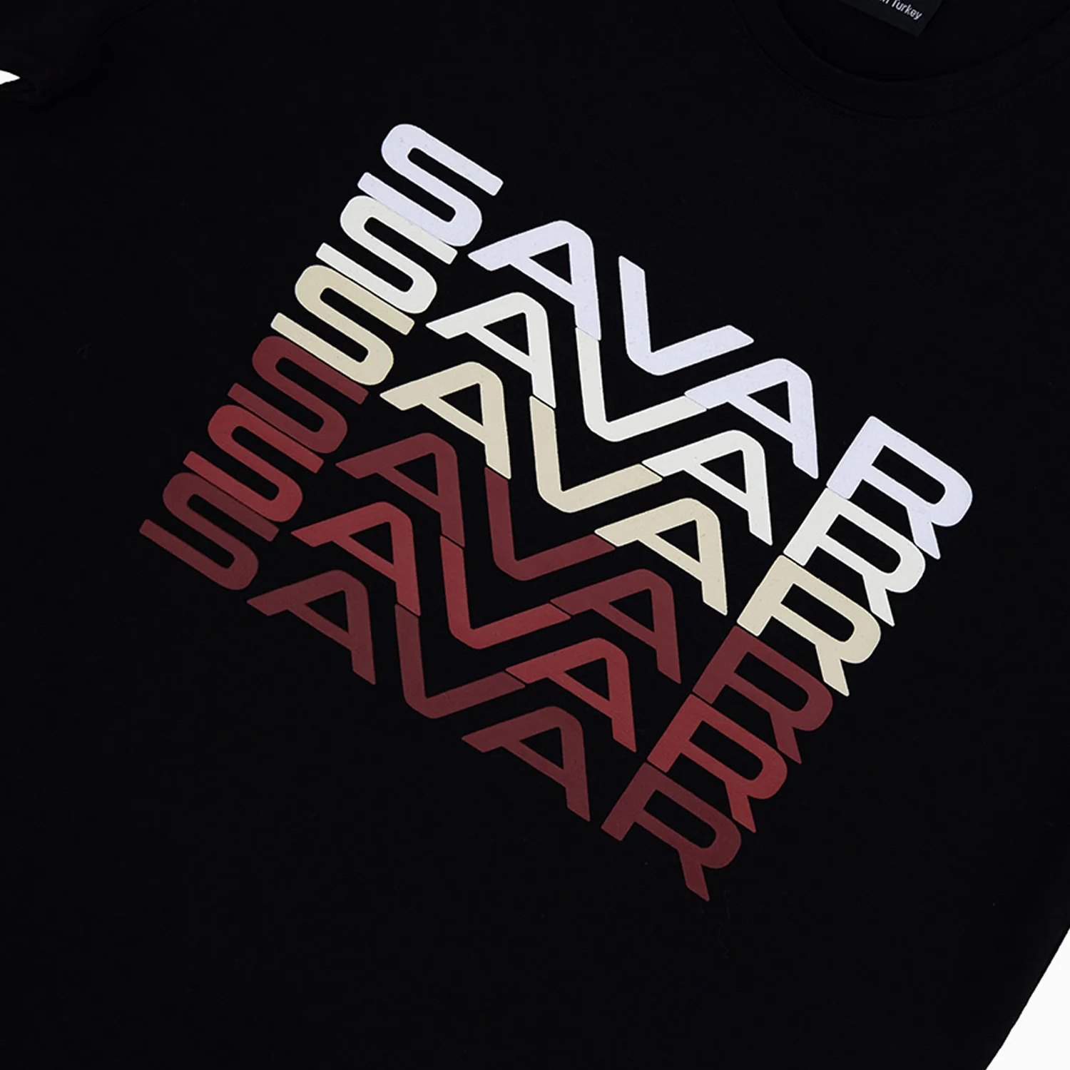 Men's Gradient Text Short Sleeve T-Shirt - Image 8