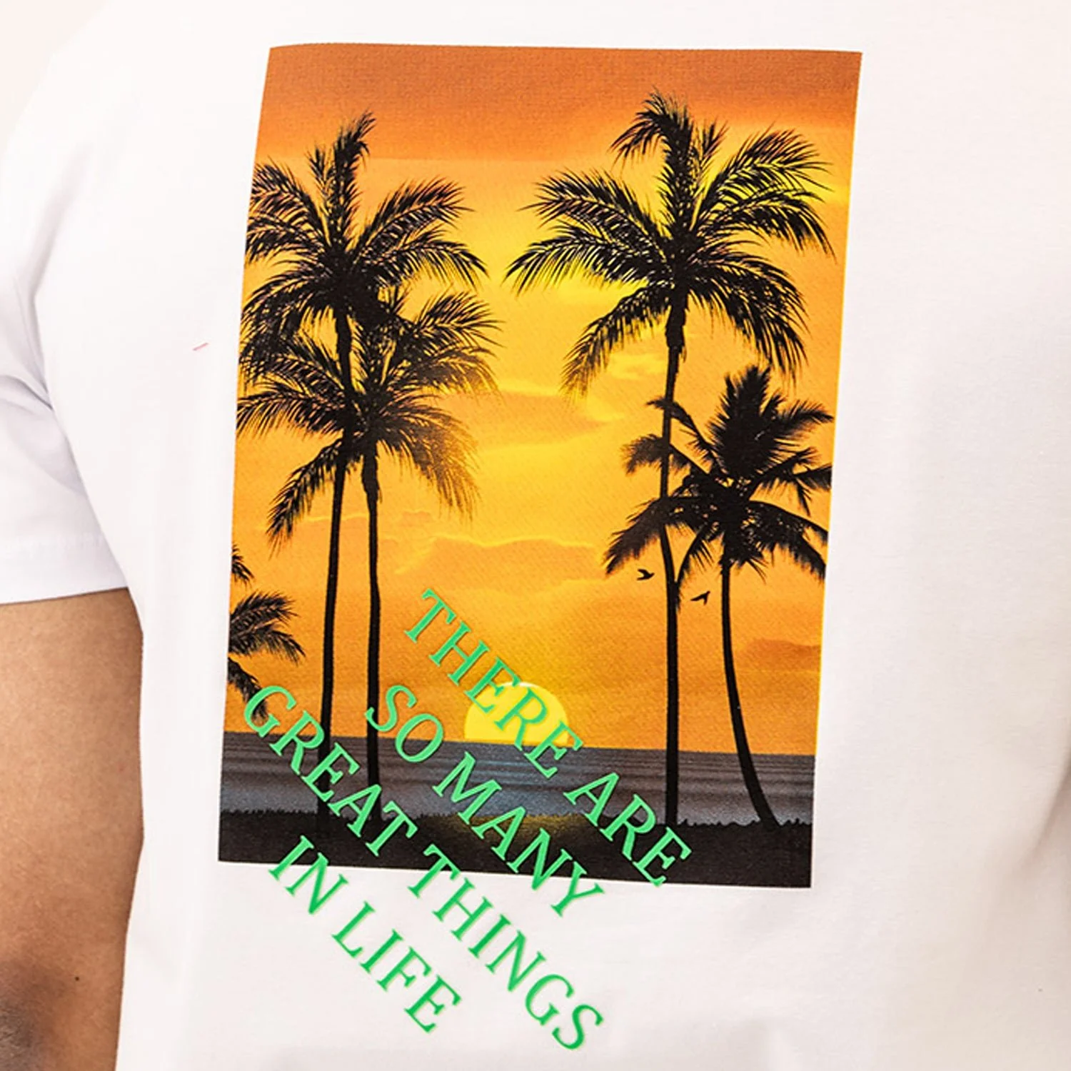 Men's Palm Tree Short Sleeve T-Shirt - Image 3