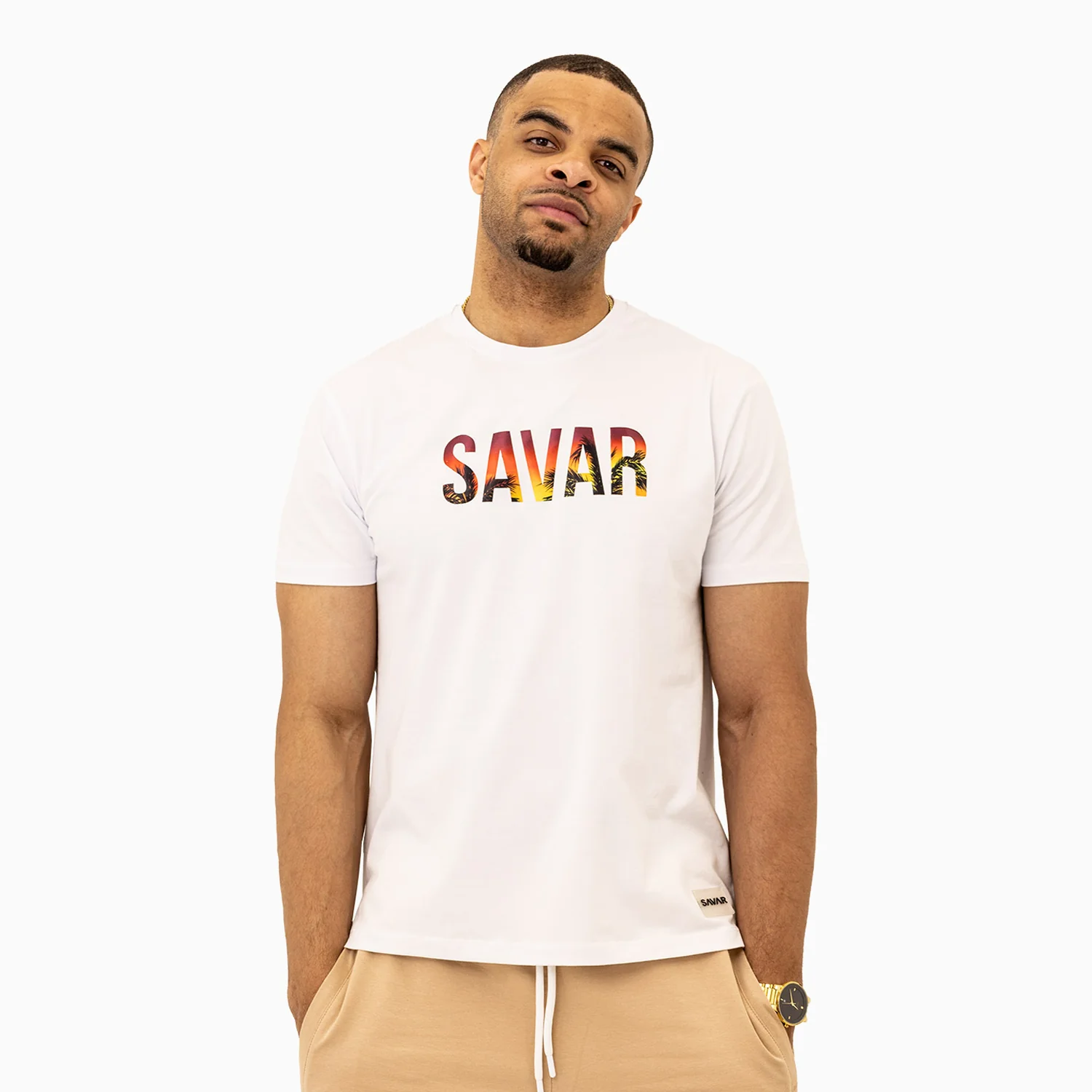 Men's Palm Tree Short Sleeve T-Shirt - Image 4