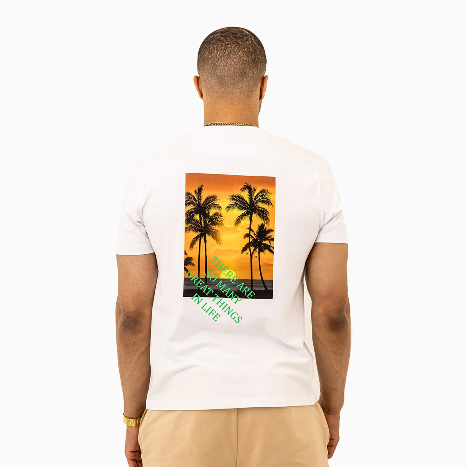Men's Palm Tree Short Sleeve T-Shirt - Image 5