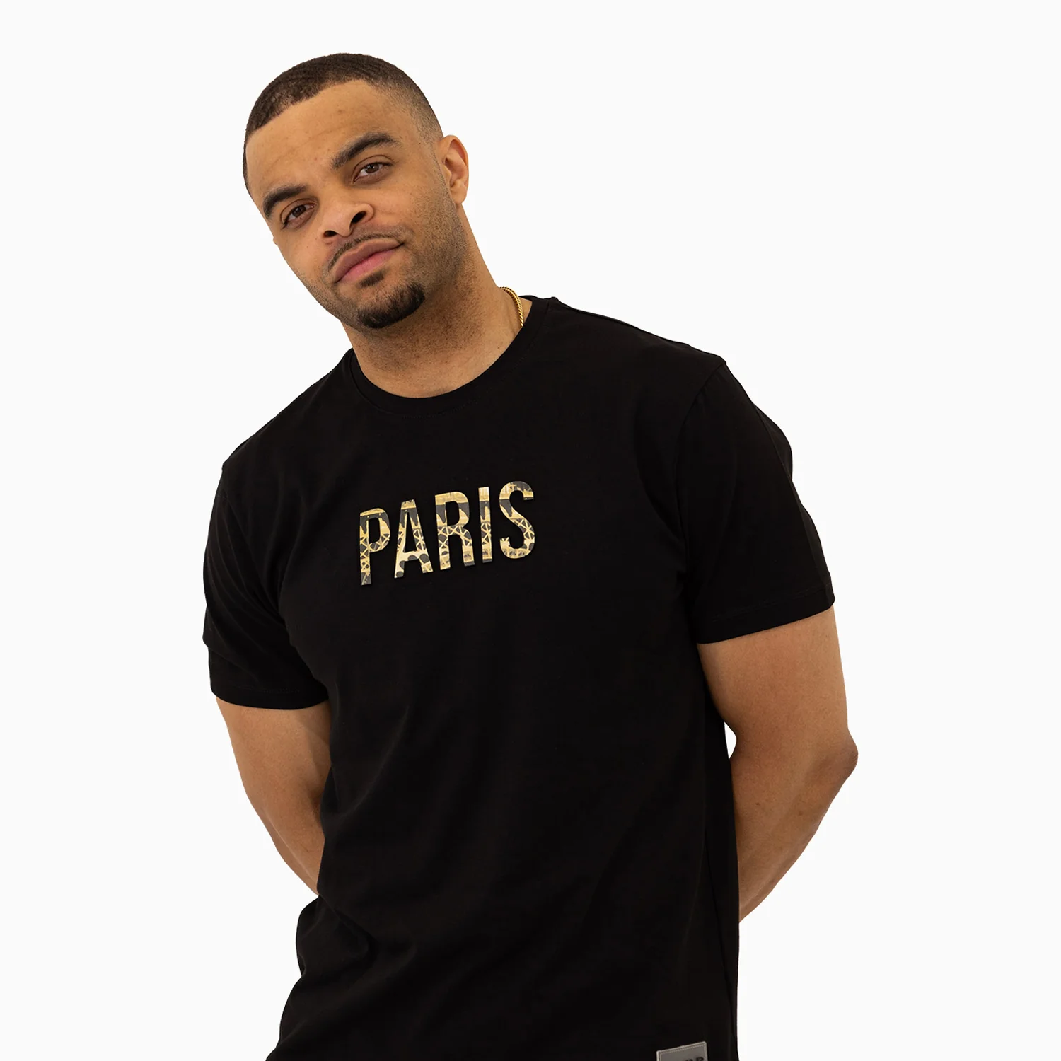 Men's Paris Printed Short Sleeves T-Shirt - Image 3