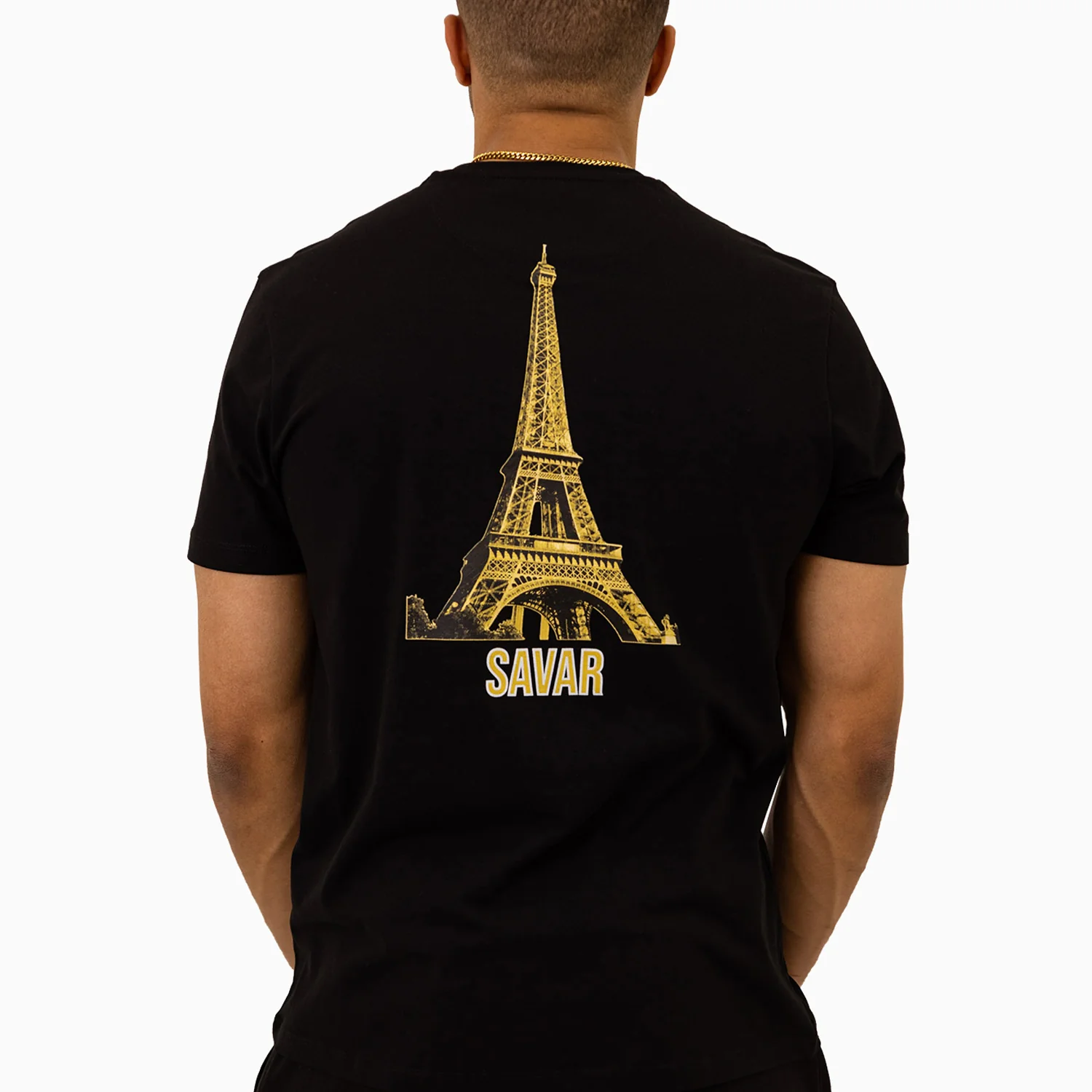 Men's Paris Printed Short Sleeves T-Shirt - Image 5