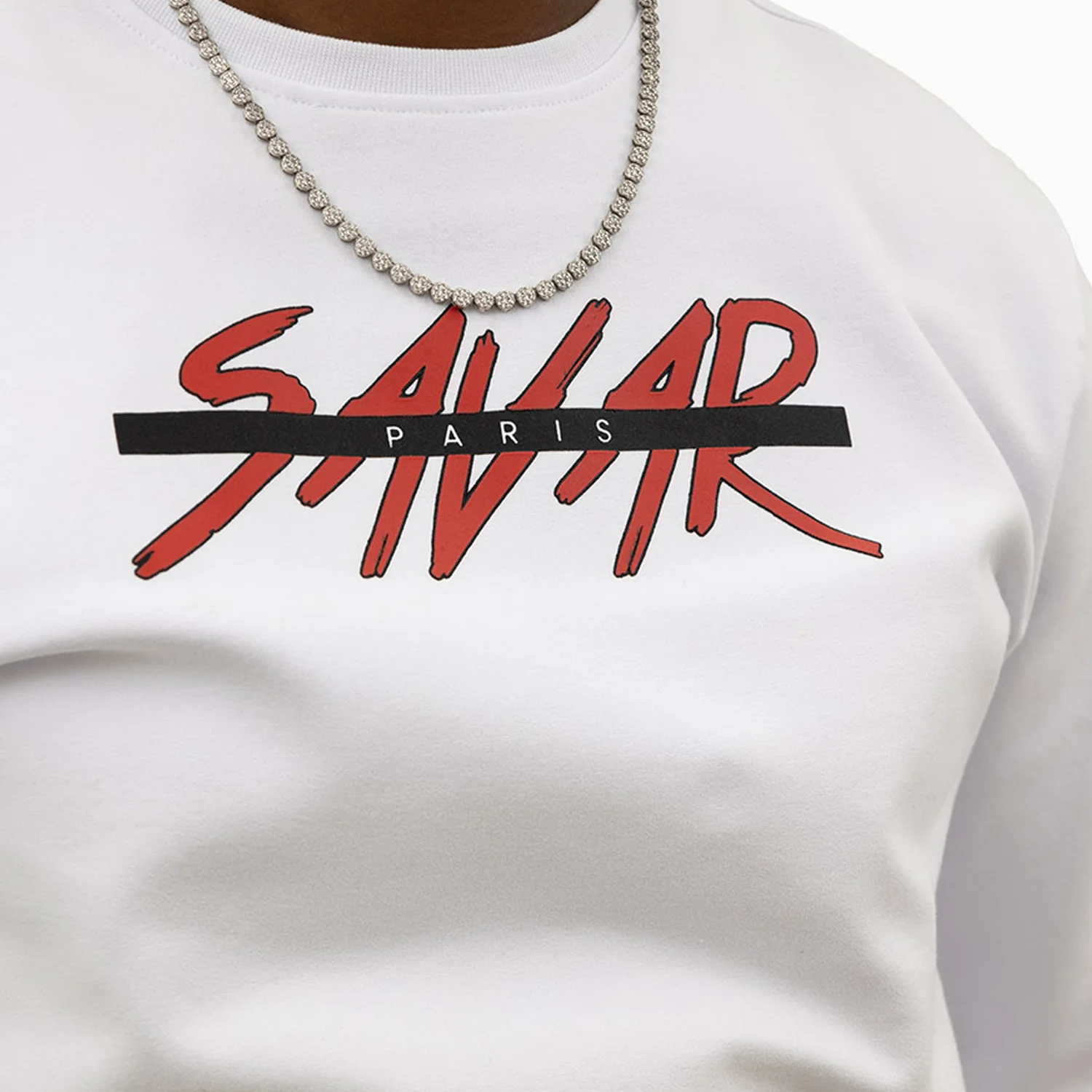 Men's Savar Paris Crew Neck Sweatshirt - Image 2