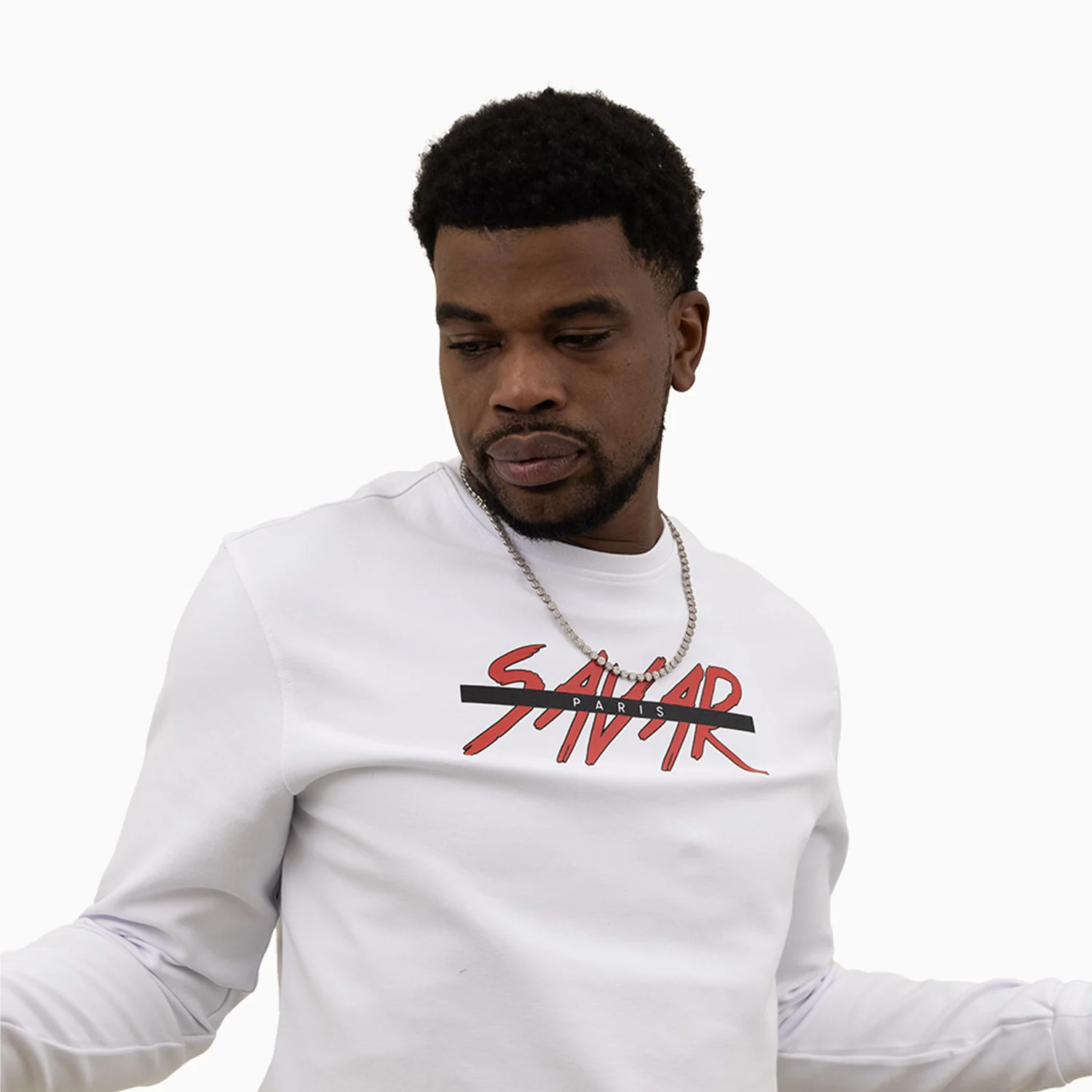 Men's Savar Paris Crew Neck Sweatshirt - Image 3