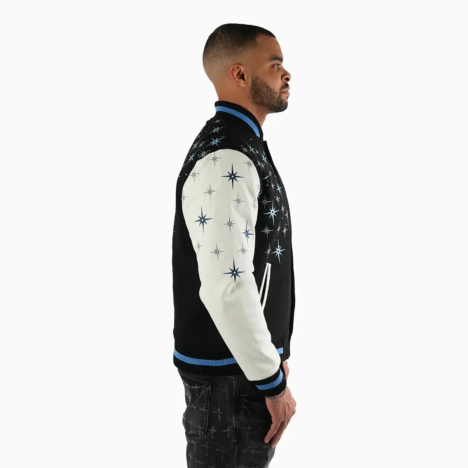 Men's Starlight Wool Varsity Jacket - Image 3