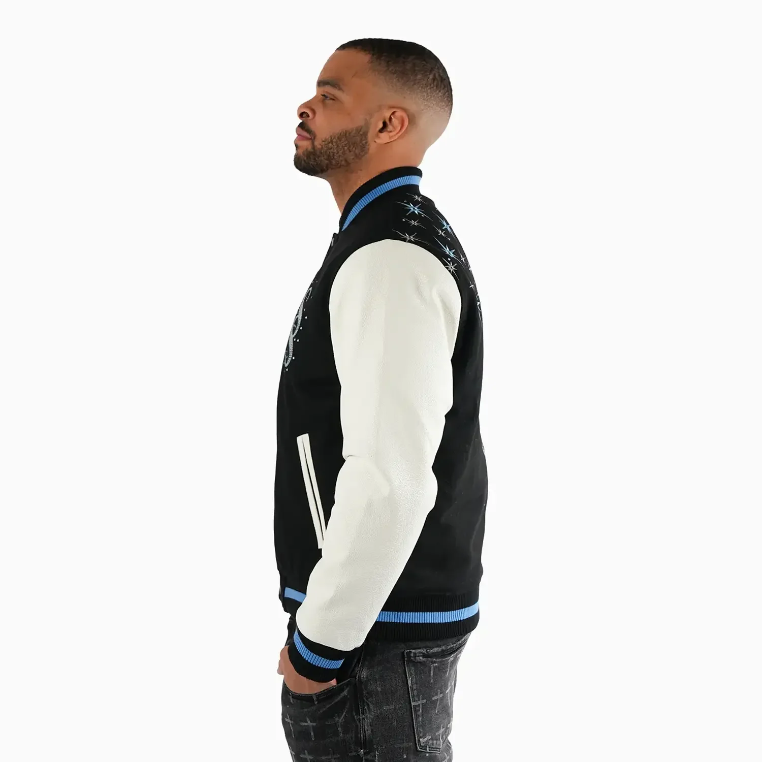 Men's Starlight Wool Varsity Jacket - Image 4