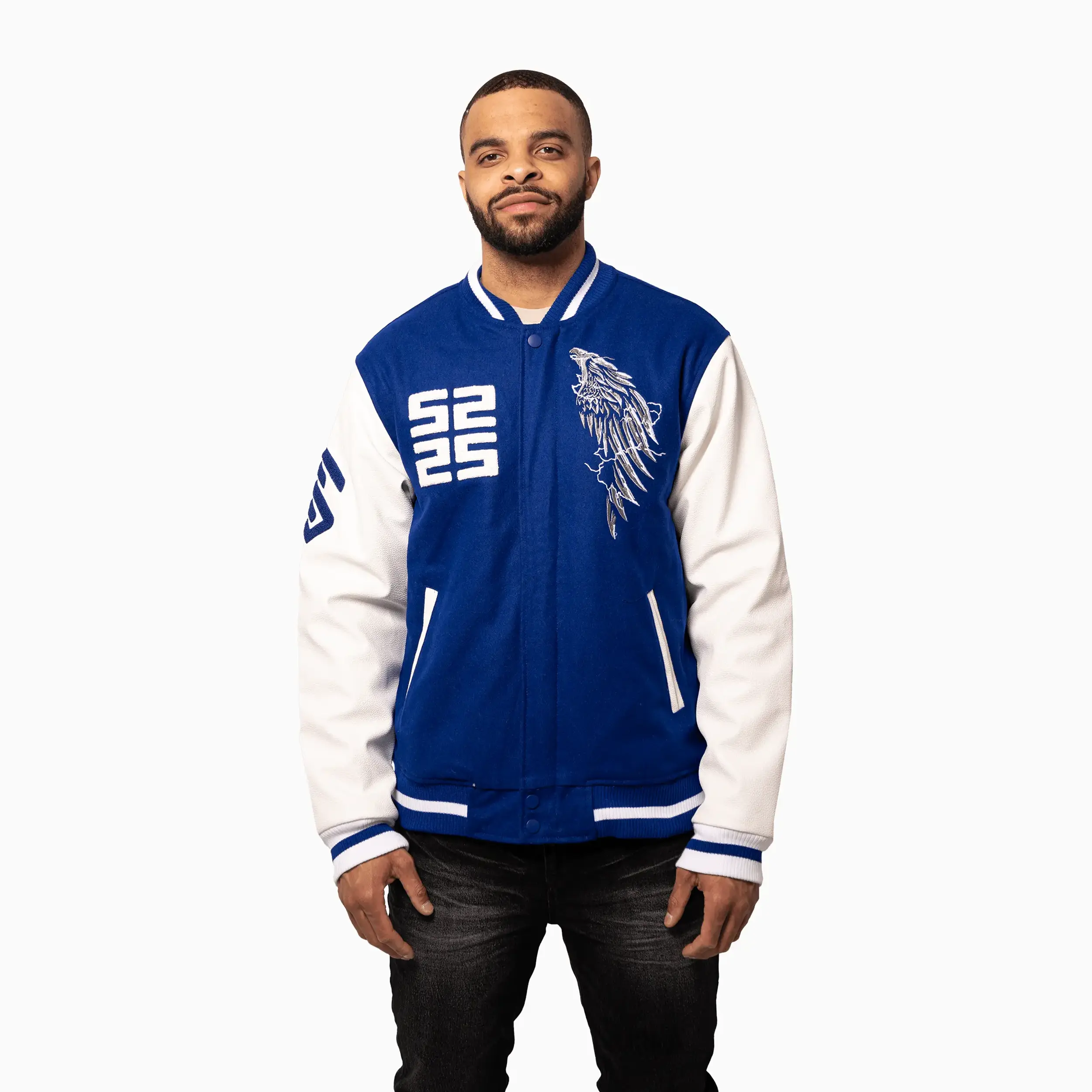 Men's Wings Wool Varsity Jacket - Image 12