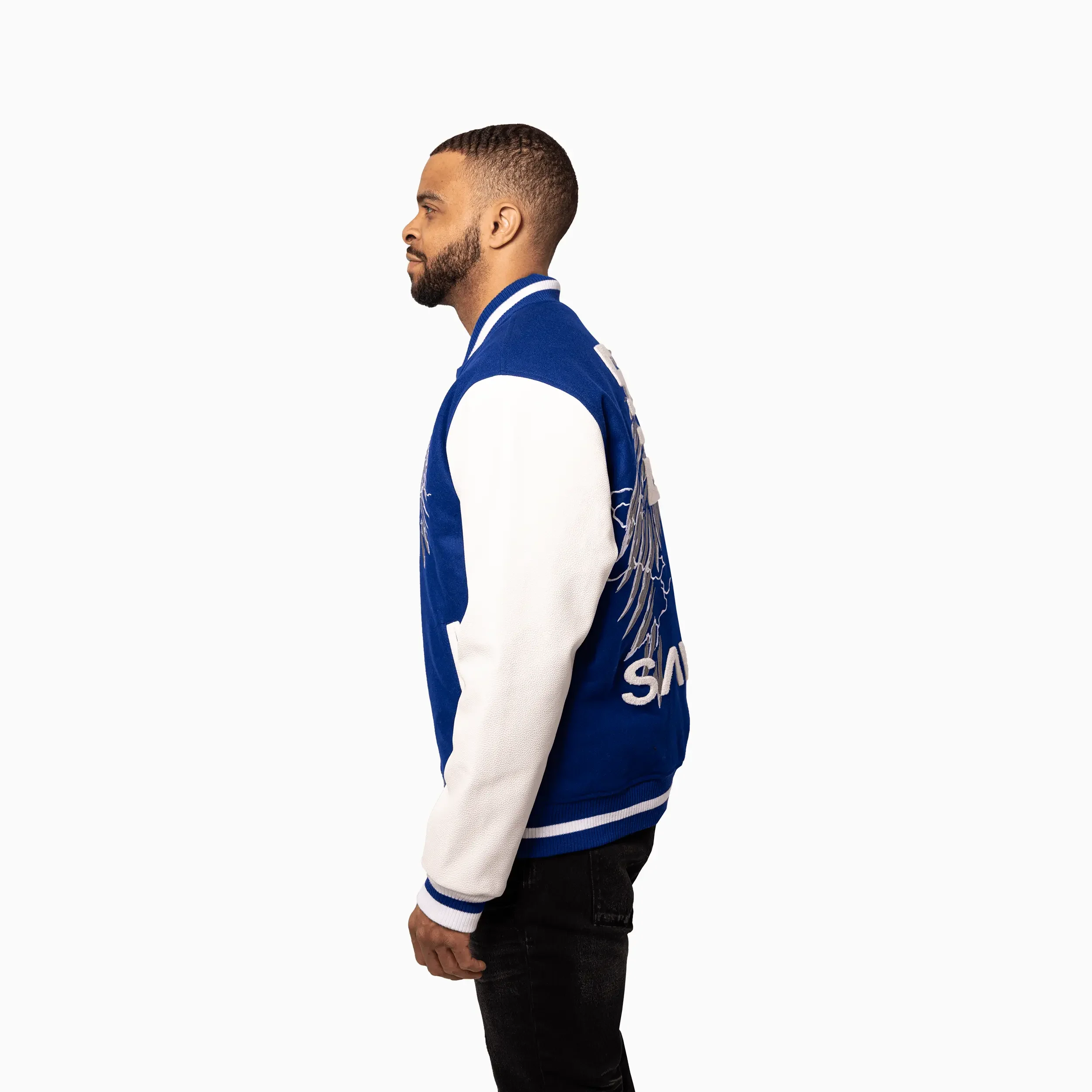 Men's Wings Wool Varsity Jacket - Image 7