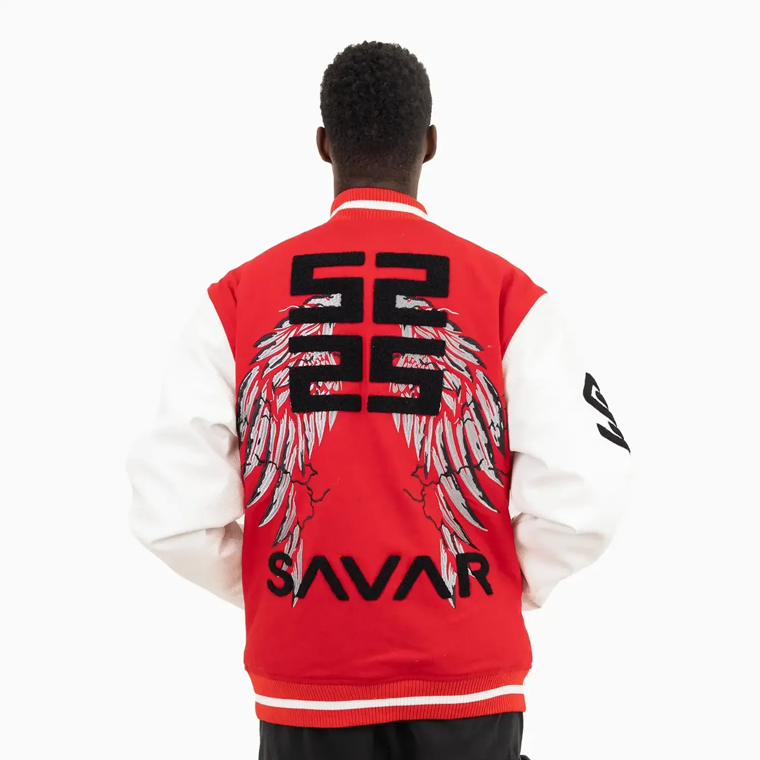 Men's Wings Wool Varsity Jacket - Image 2