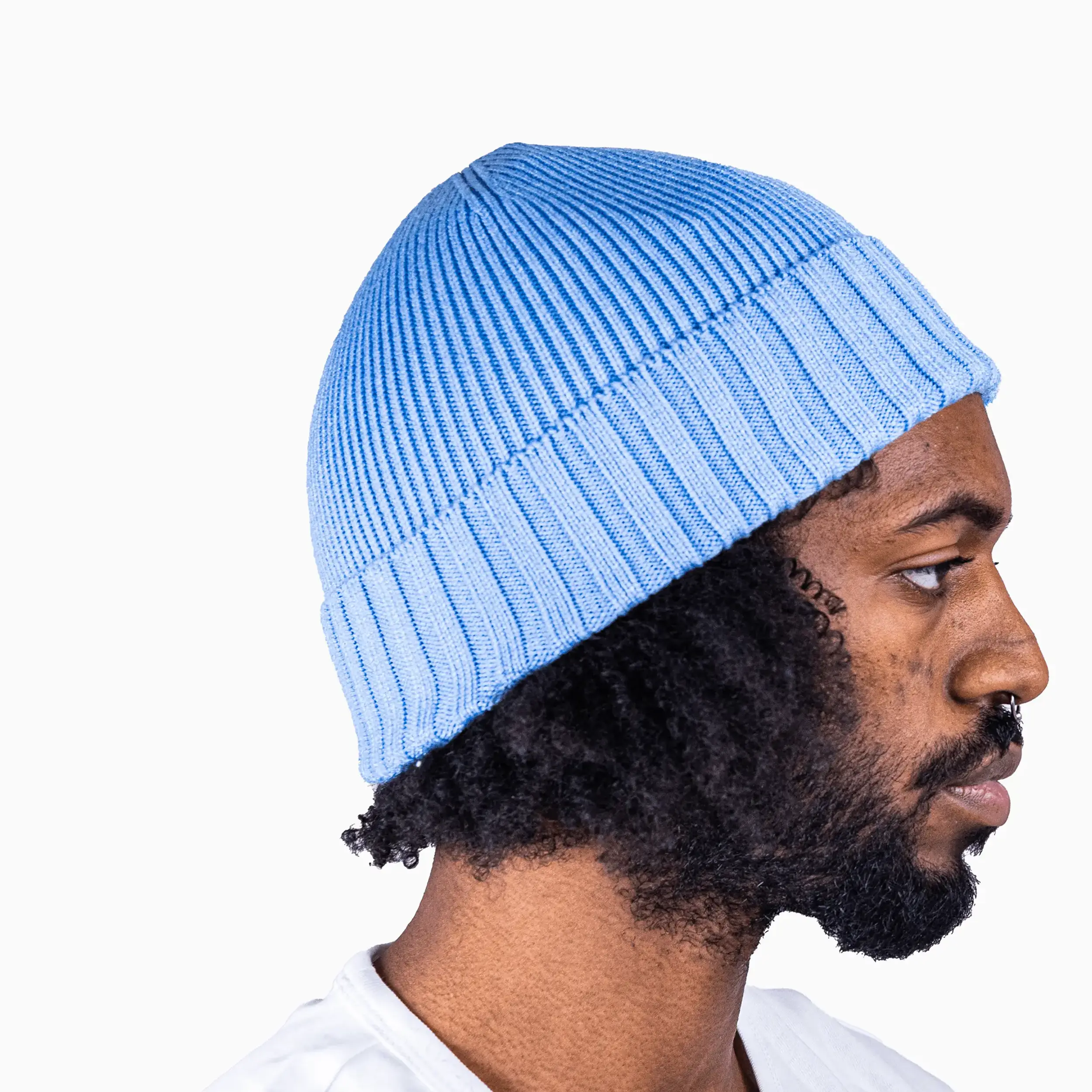 Savar Ribbed Cuff Beanie Hat - Image 6