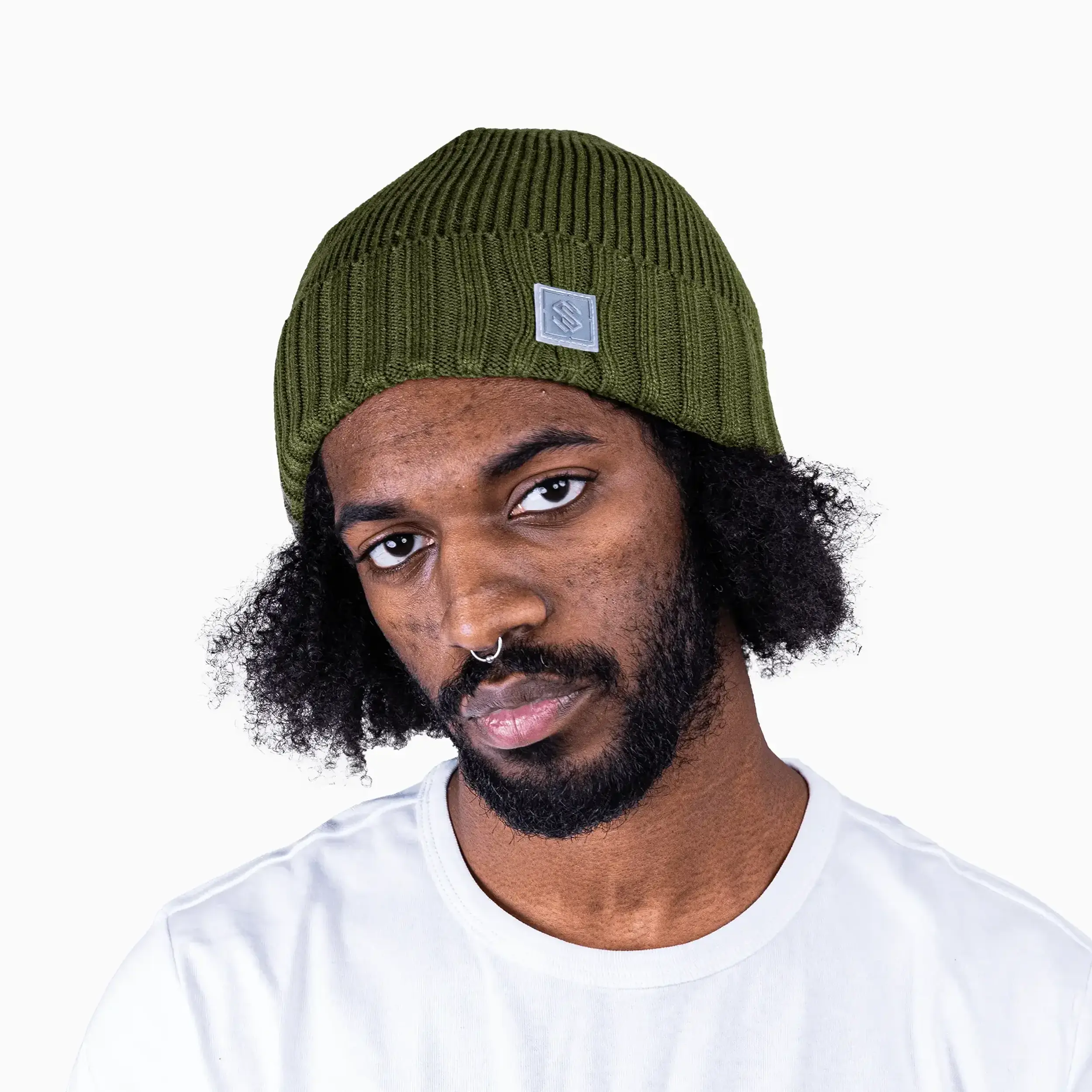 Savar Ribbed Cuff Beanie Hat - Image 2