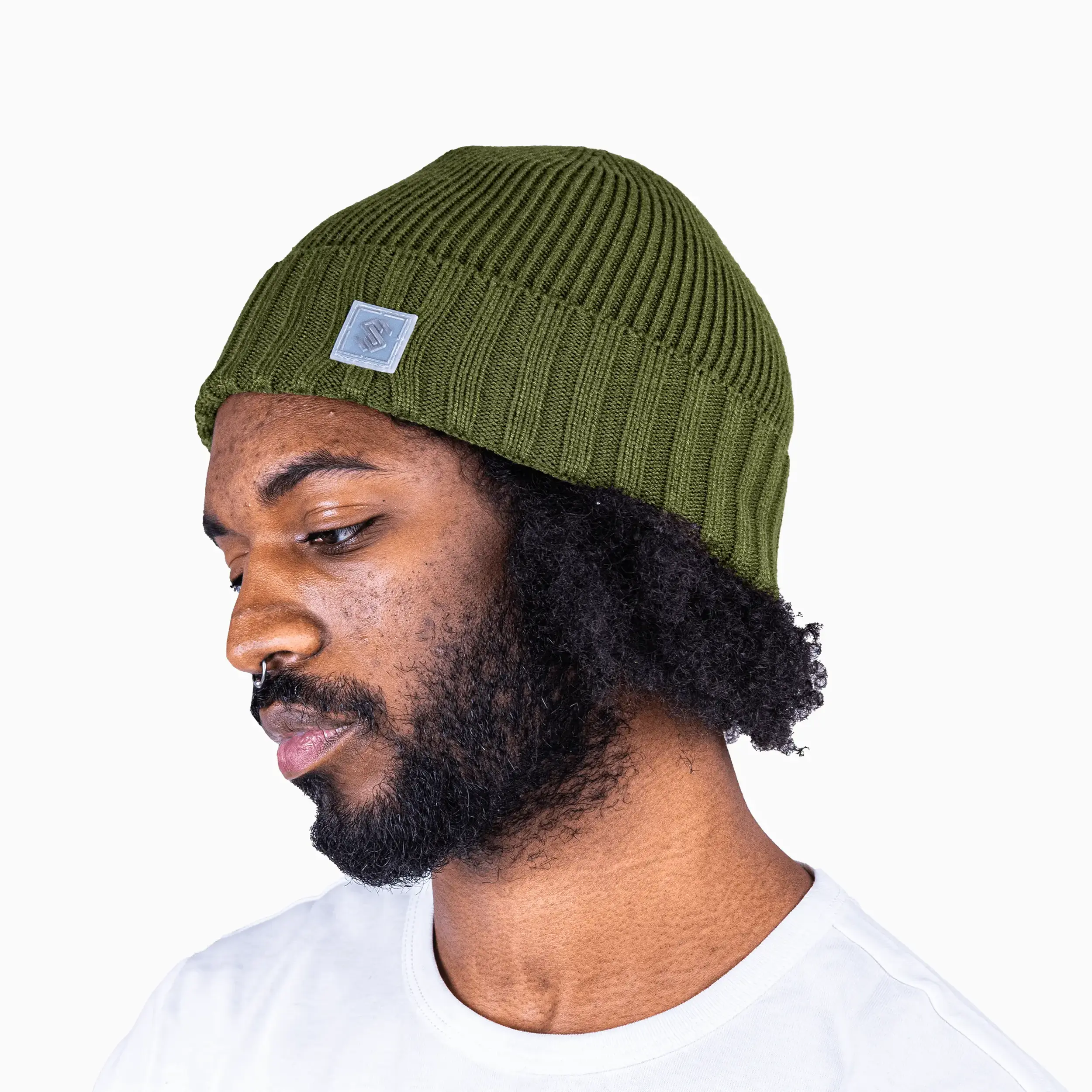 Savar Ribbed Cuff Beanie Hat - Image 3