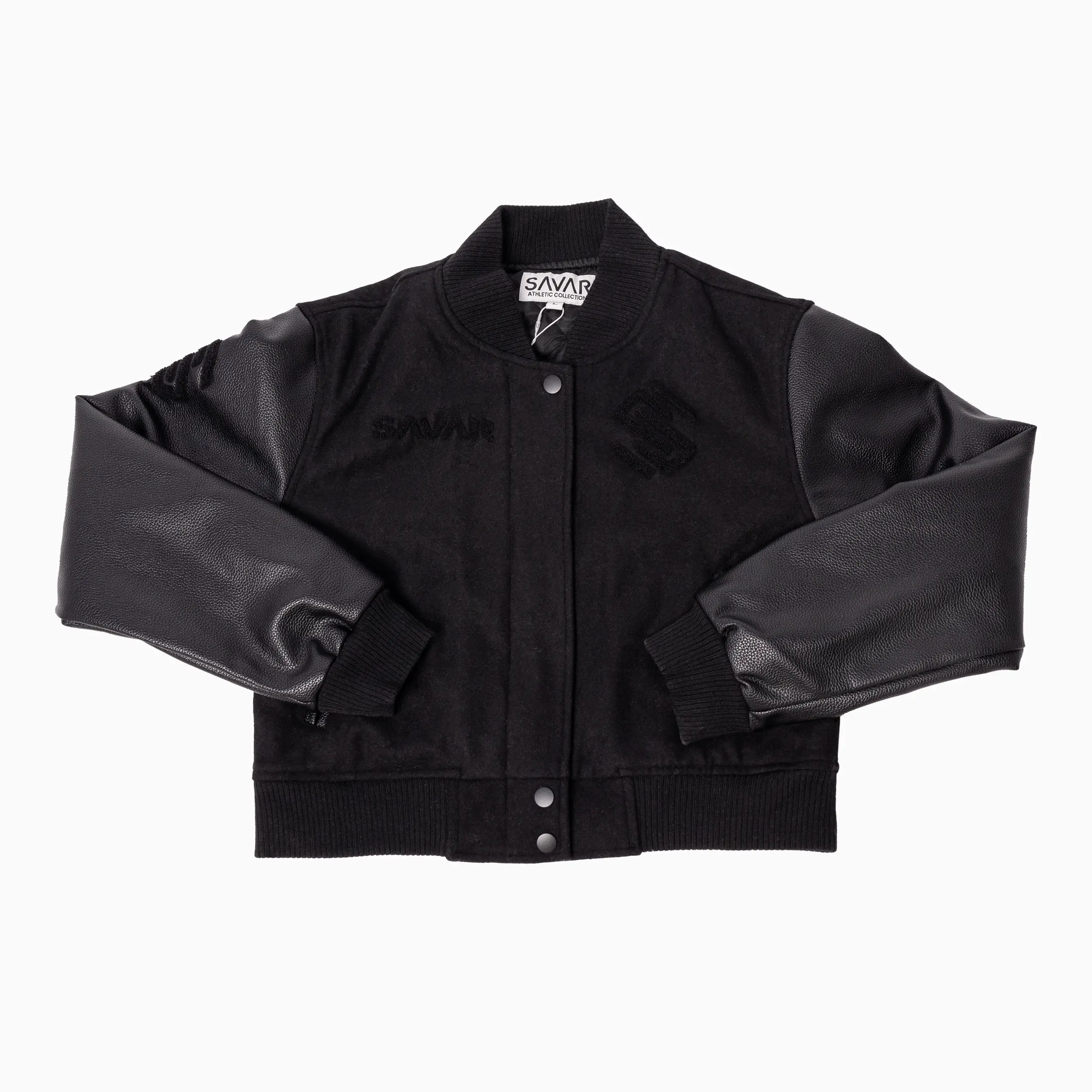 Women's Circle Wool Varsity Jacket - Image 4