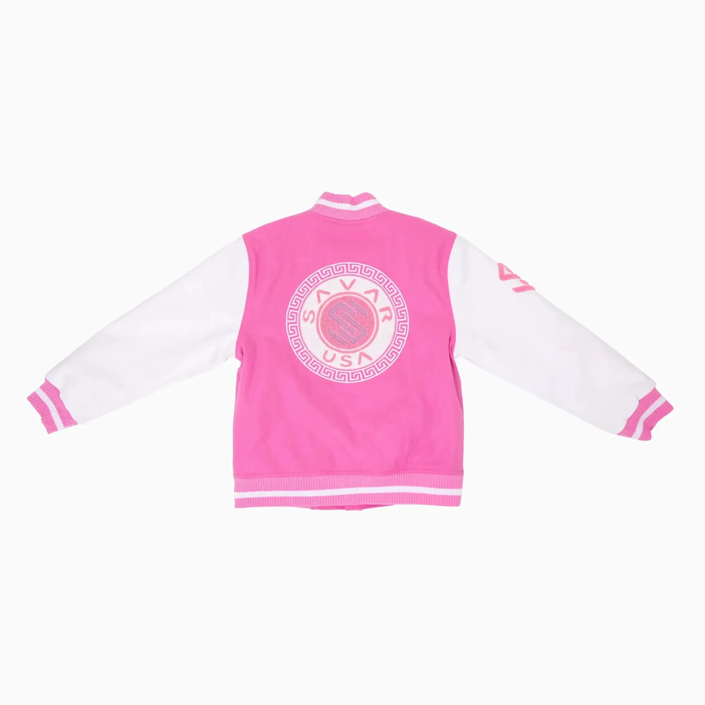 Women's Circle Wool Varsity Jacket - Image 5