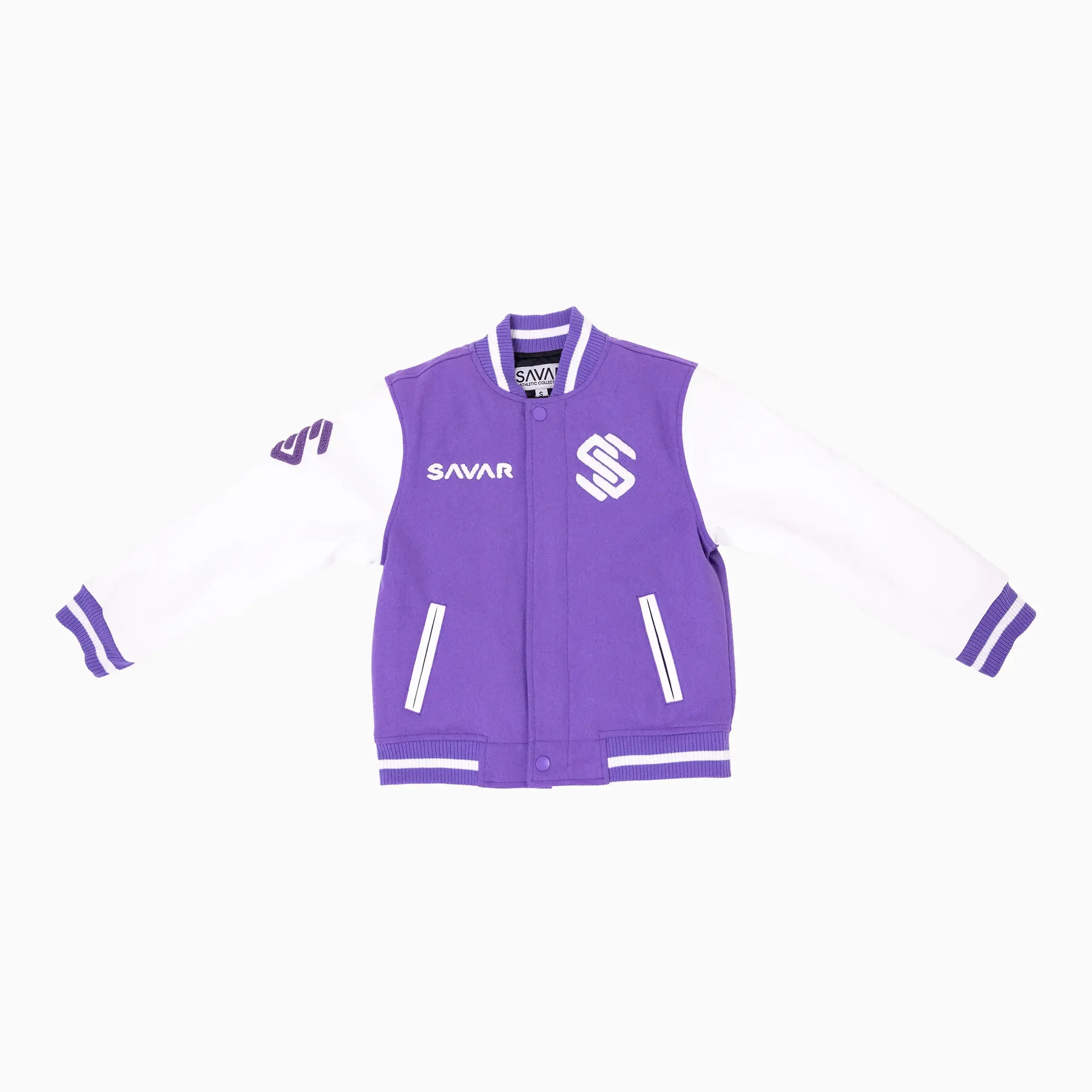 Women's Circle Wool Varsity Jacket - Image 8