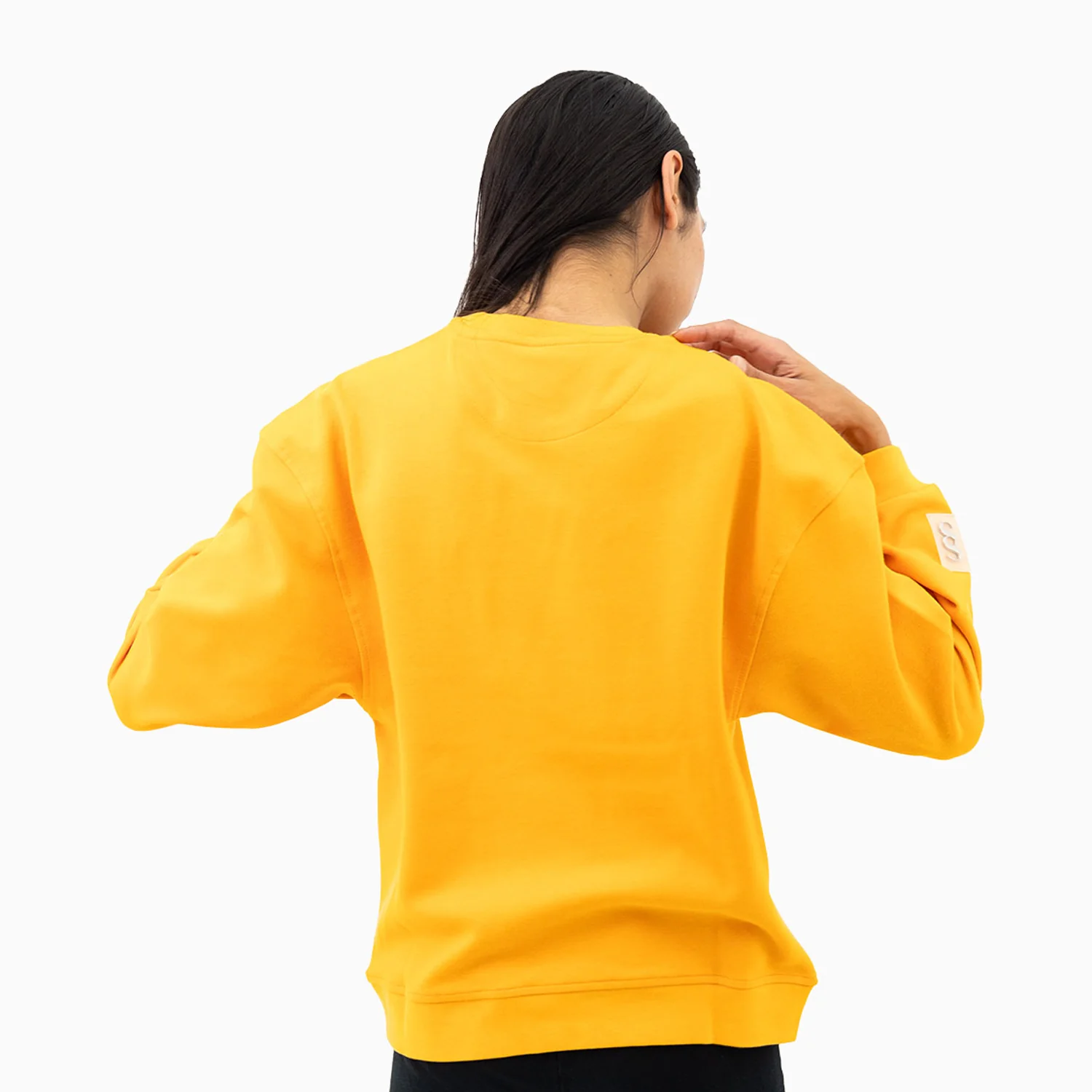 Women's Embroidery Crew Neck Sweatshirt - Image 4