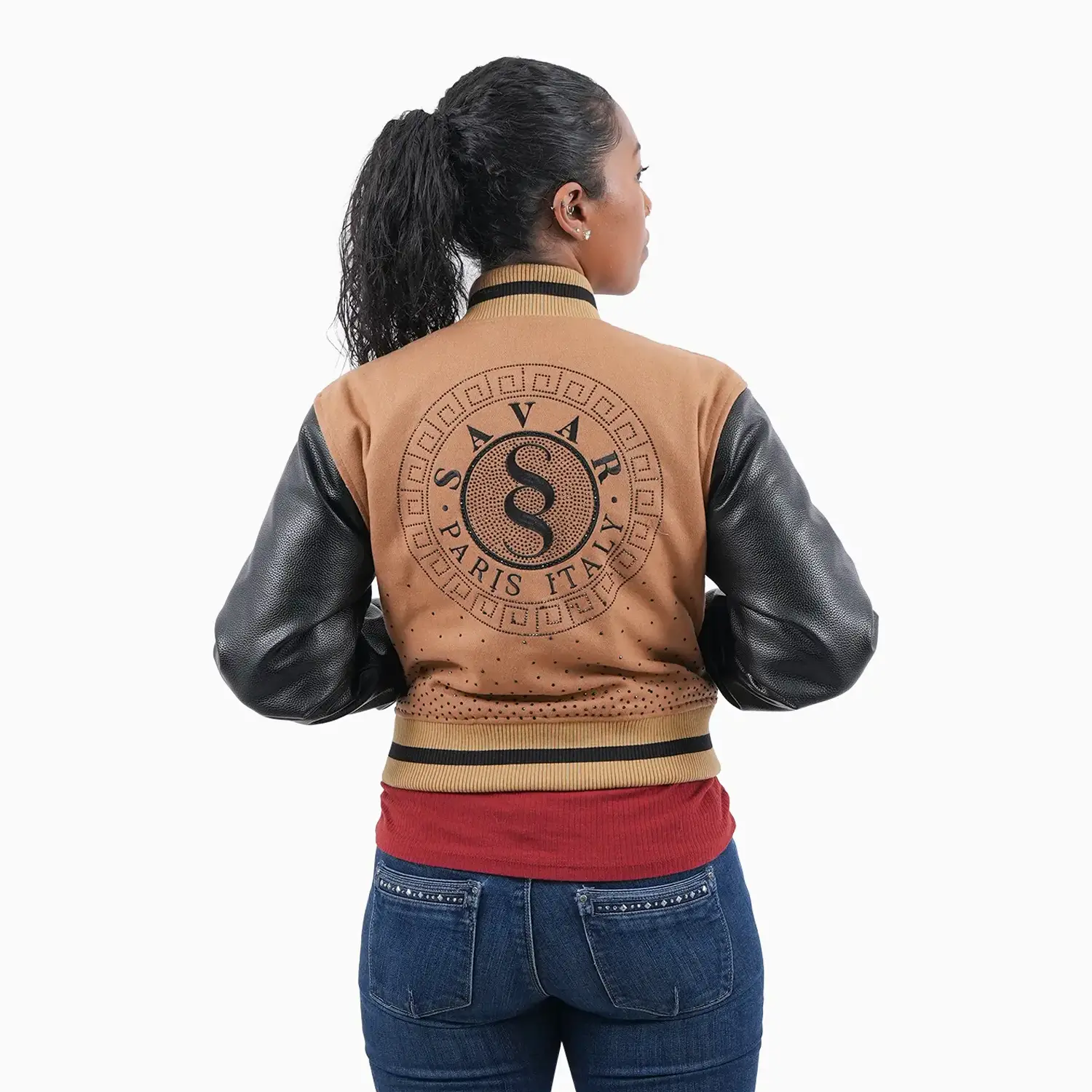 Women's Imperial Crest Wool Varsity Jacket - Image 2